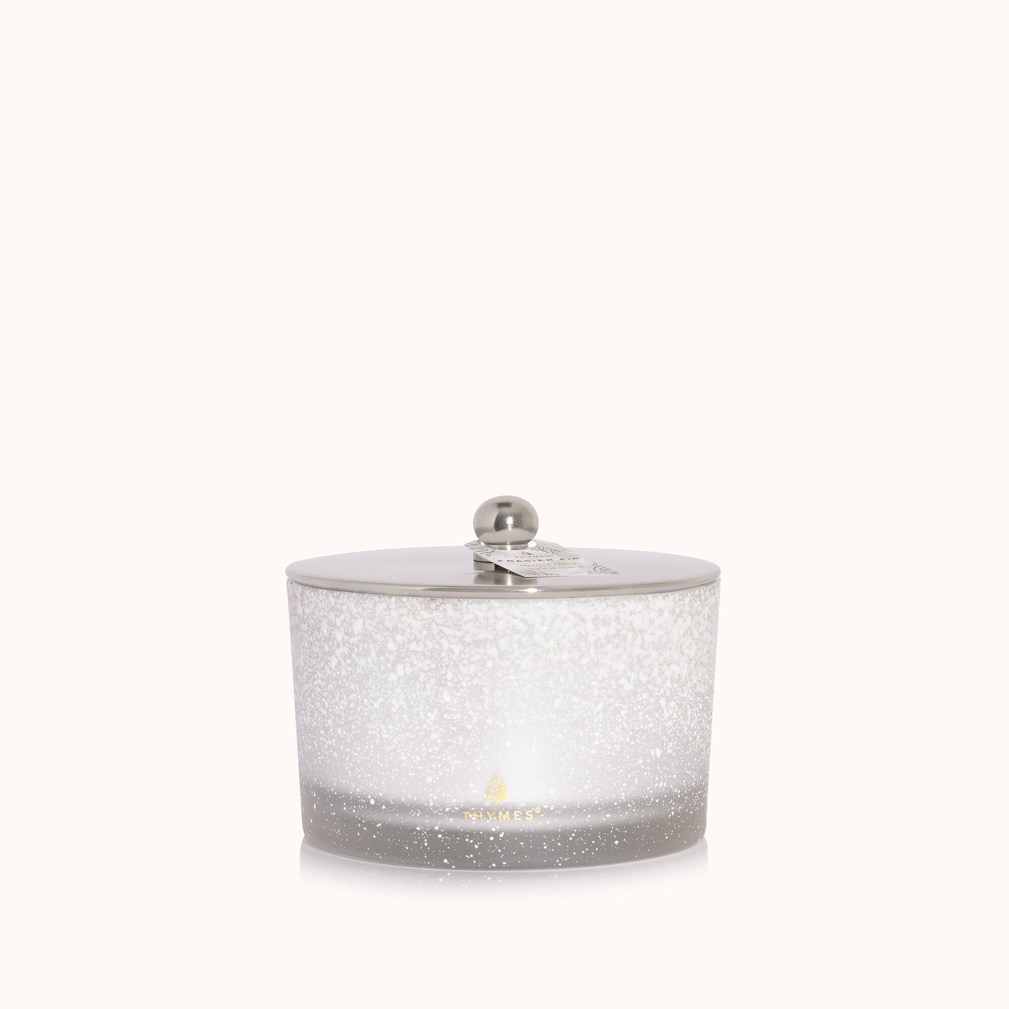 Frasier Fir? Flocked 3-Wick Poured Candle - Thymes
