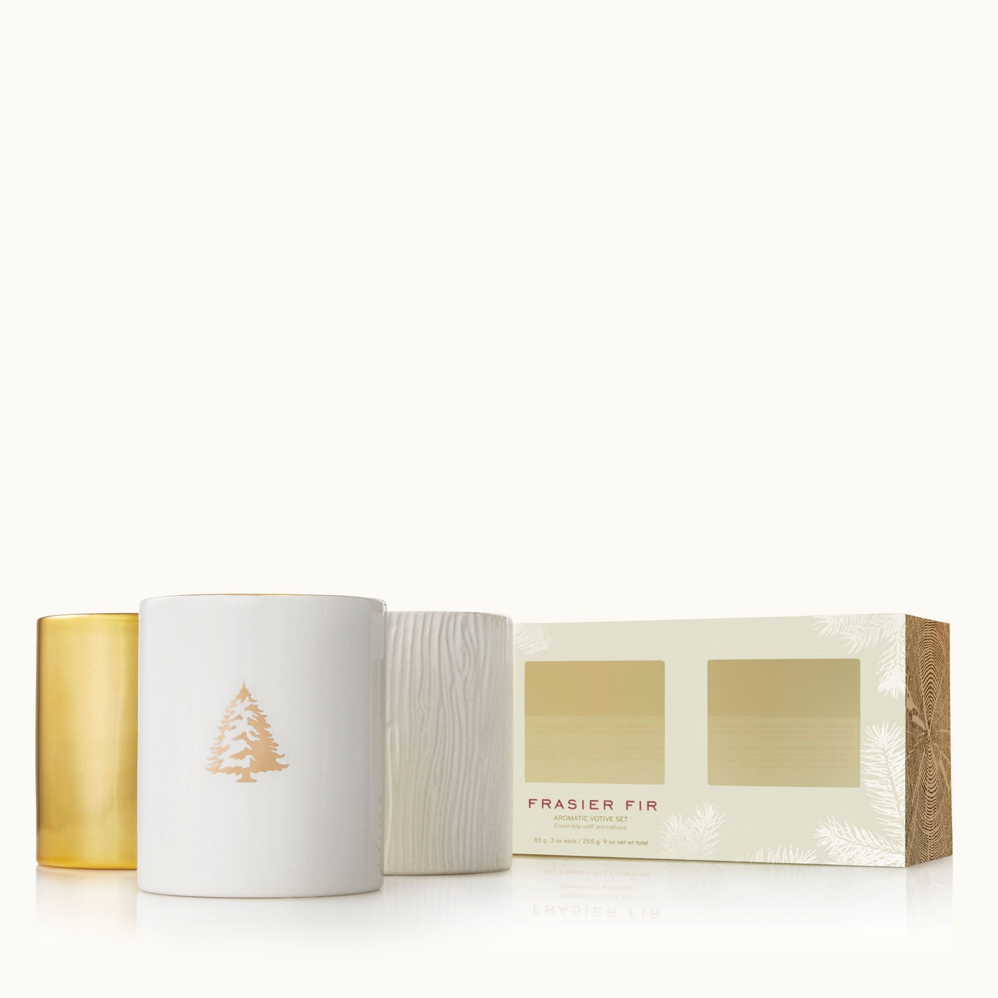 Frasier Fir® Gilded Poured Candle Trio Set - Thymes