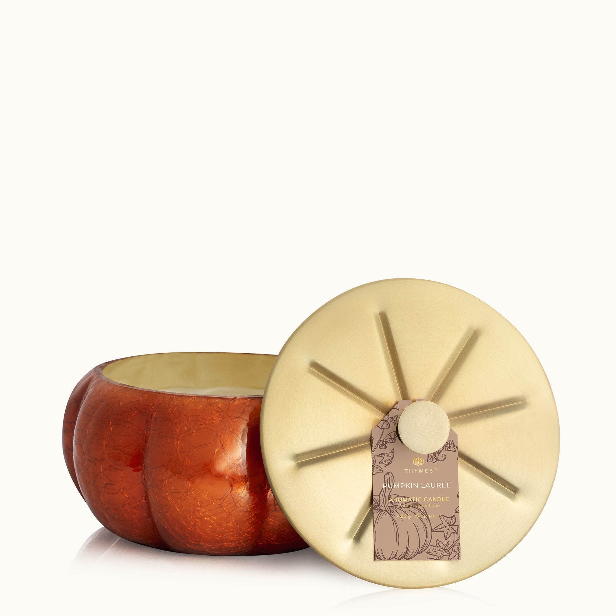 Pumpkin Laurel Statement Large Candle - Thymes