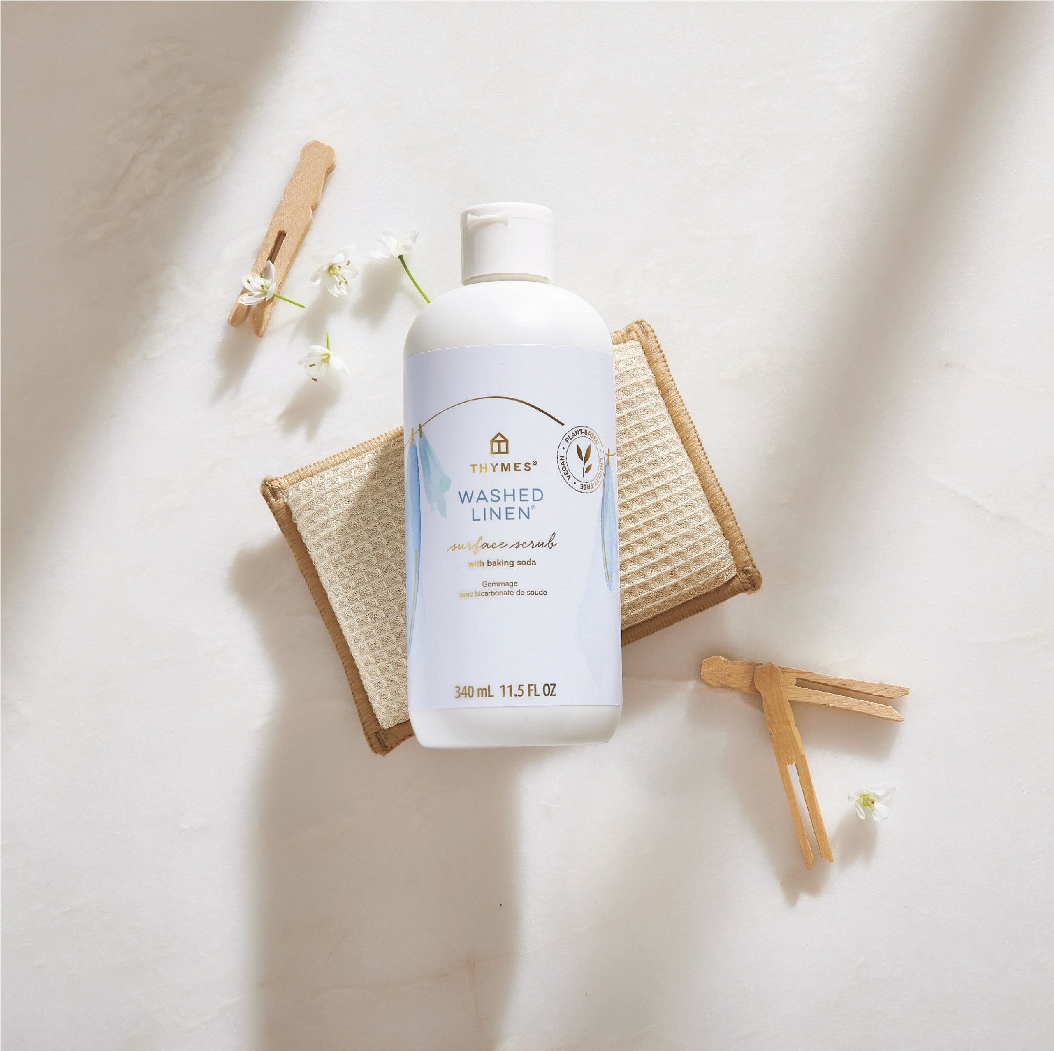 Washed Linen Surface Scrub - Thymes