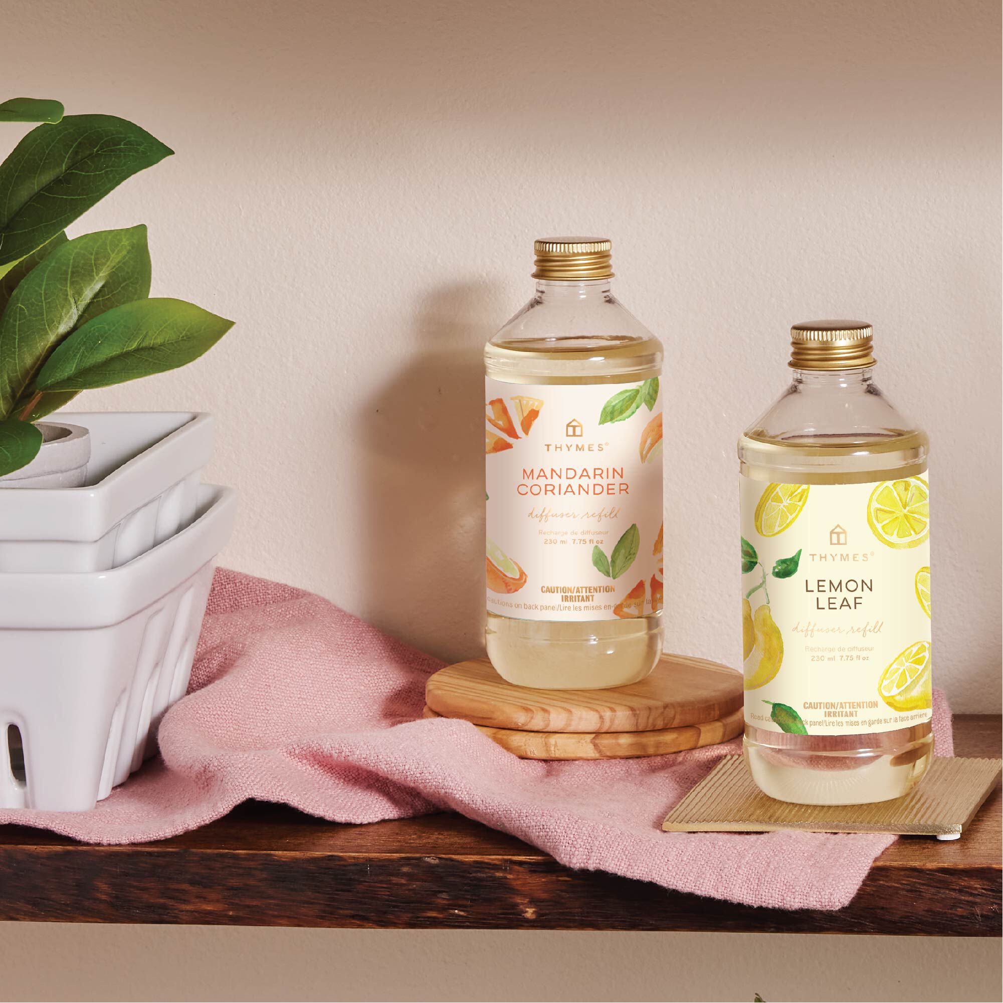 Lemon Leaf Reed Diffuser Oil Refill - Thymes