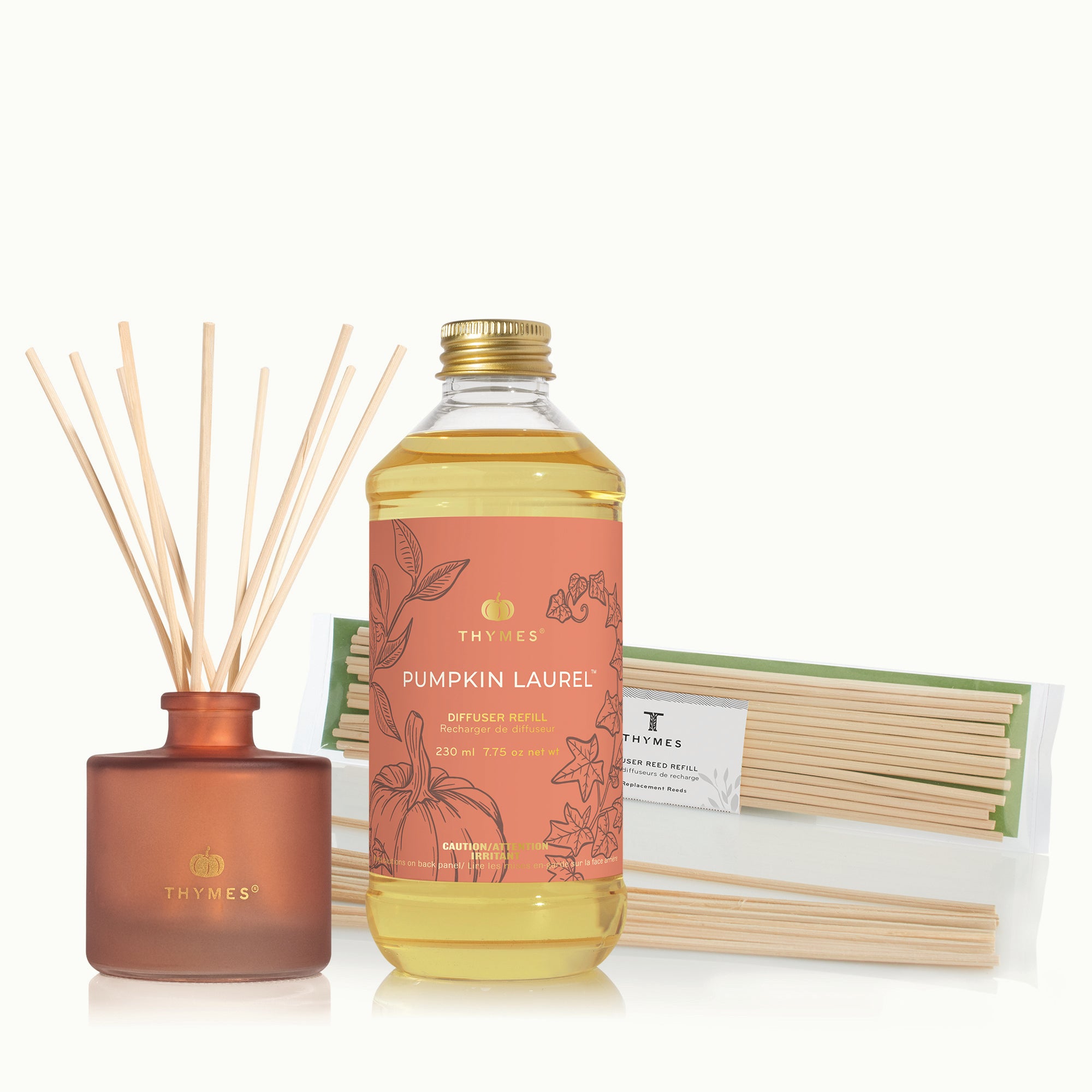 Pumpkin Laurel Diffuser Bundle - Thymes