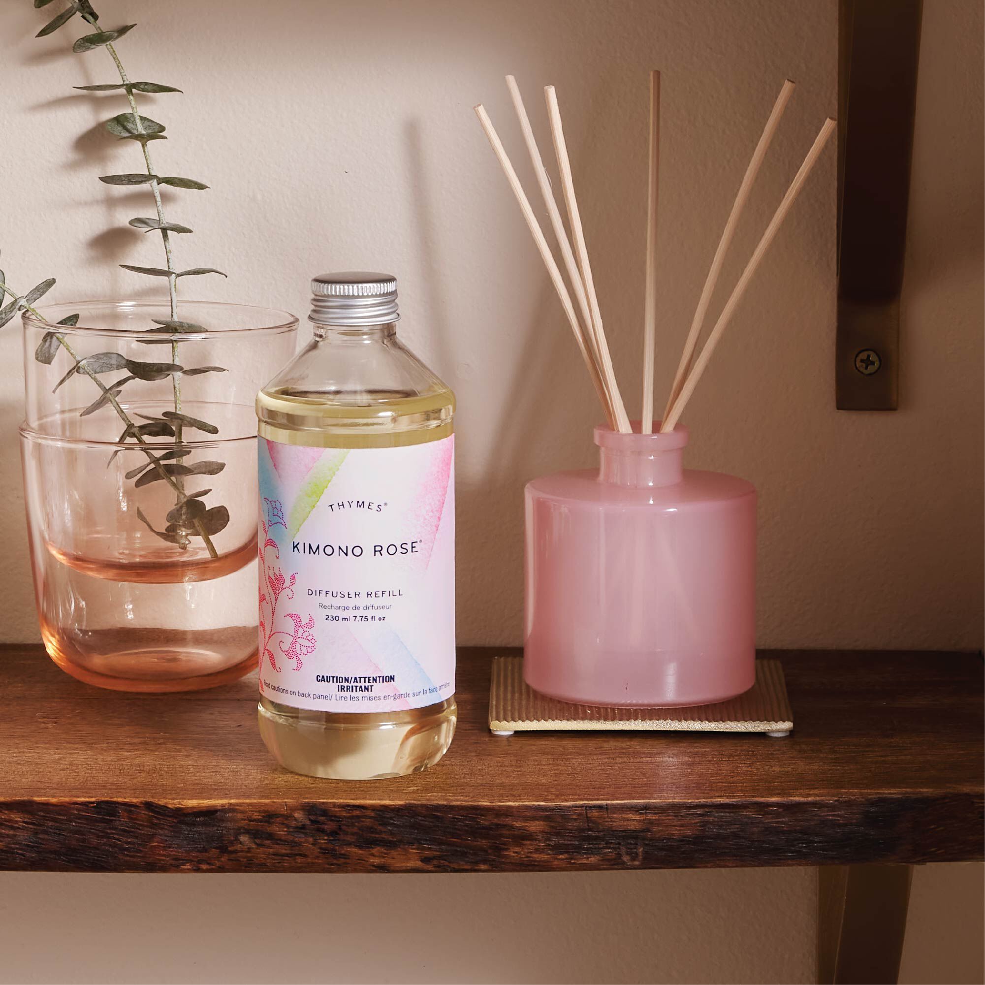 Kimono Rose Diffuser Oil Refill - Thymes