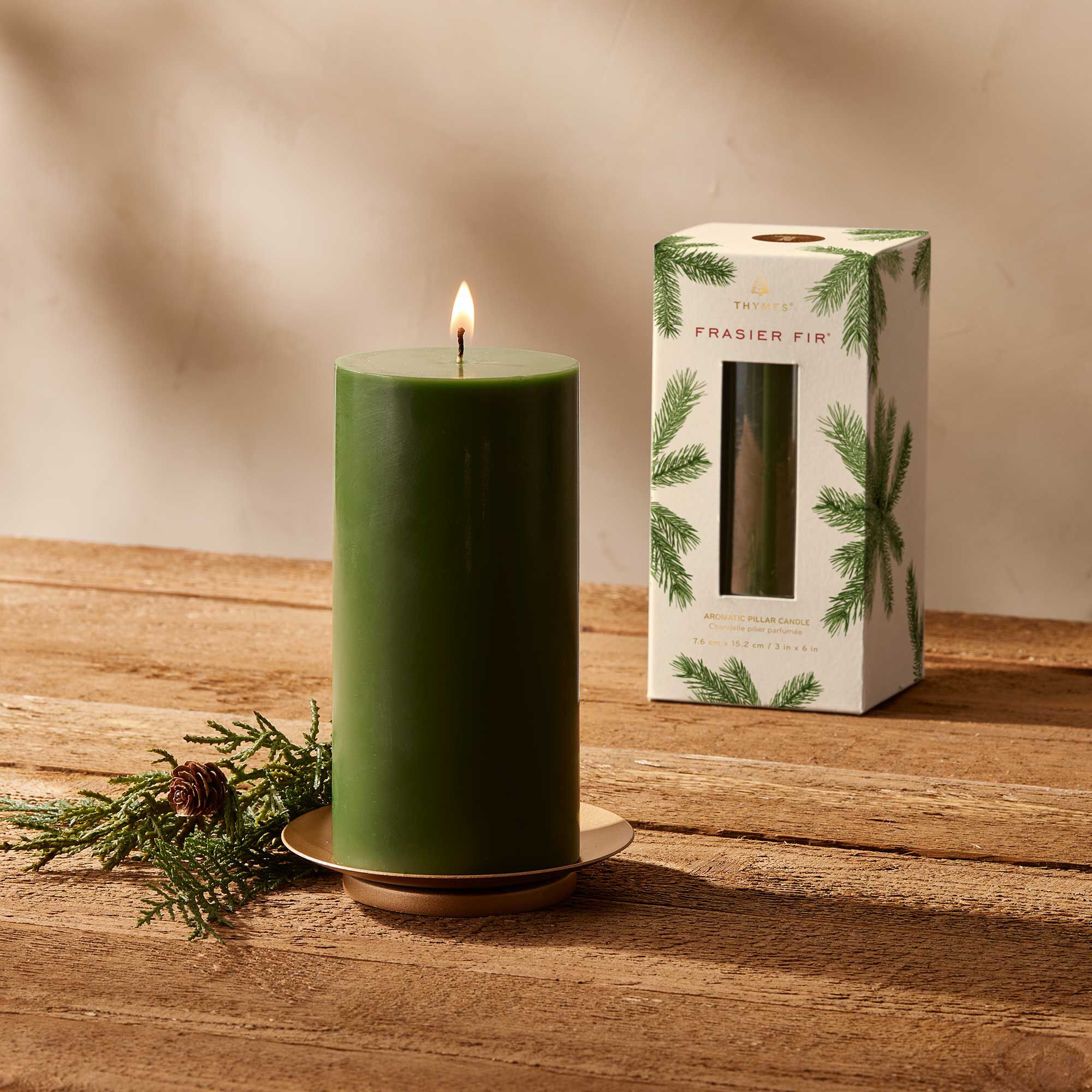 Frasier Fir? Pillar Candle. Large - Thymes
