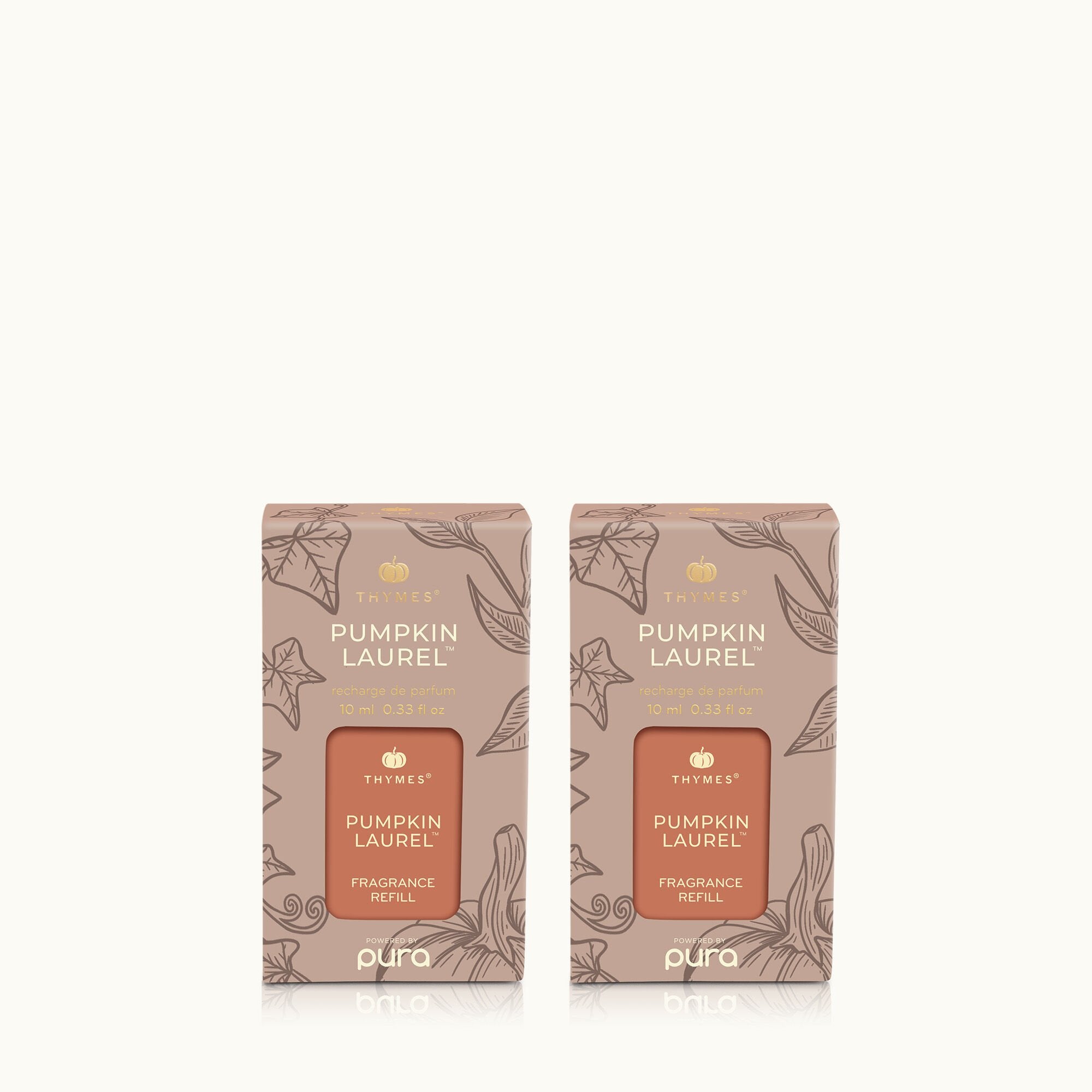 Pumpkin Laurel Pura? Diffuser Refill 2-Pack Bundle - Thymes