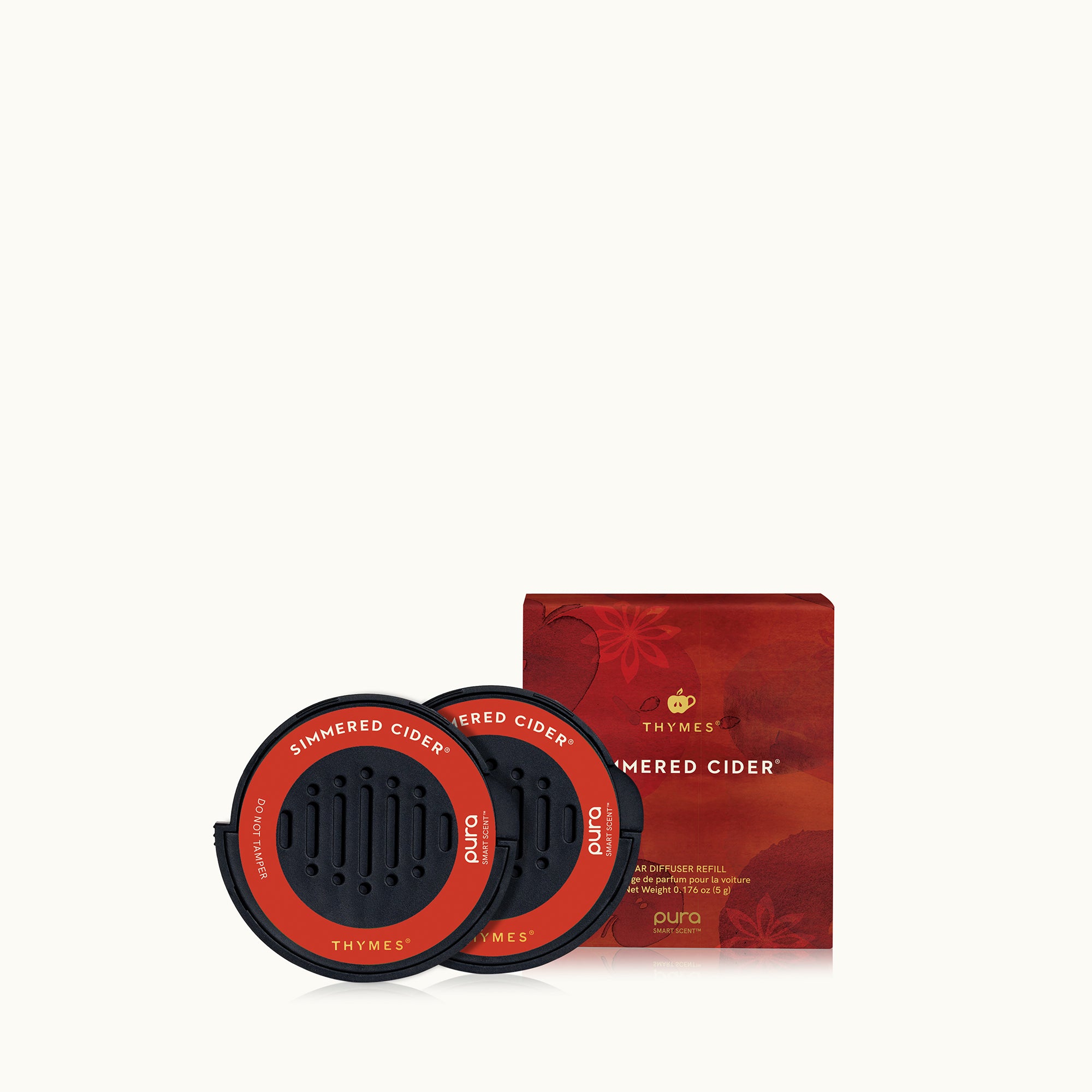 Simmered Cider Pura Car Pro? Diffuser Refill 2-Pack Bundle - Thymes