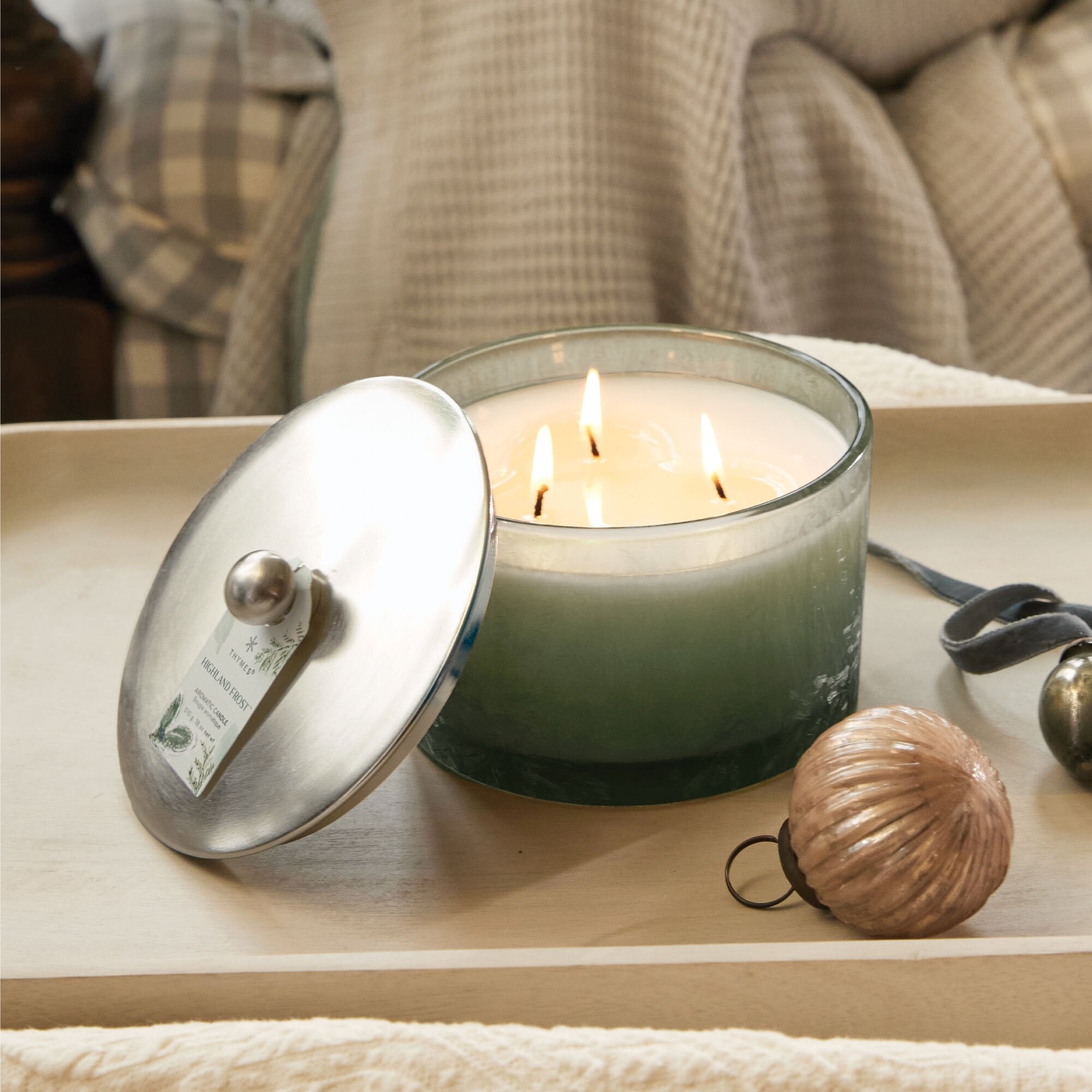 Highland Frost 3-Wick Candle - Thymes