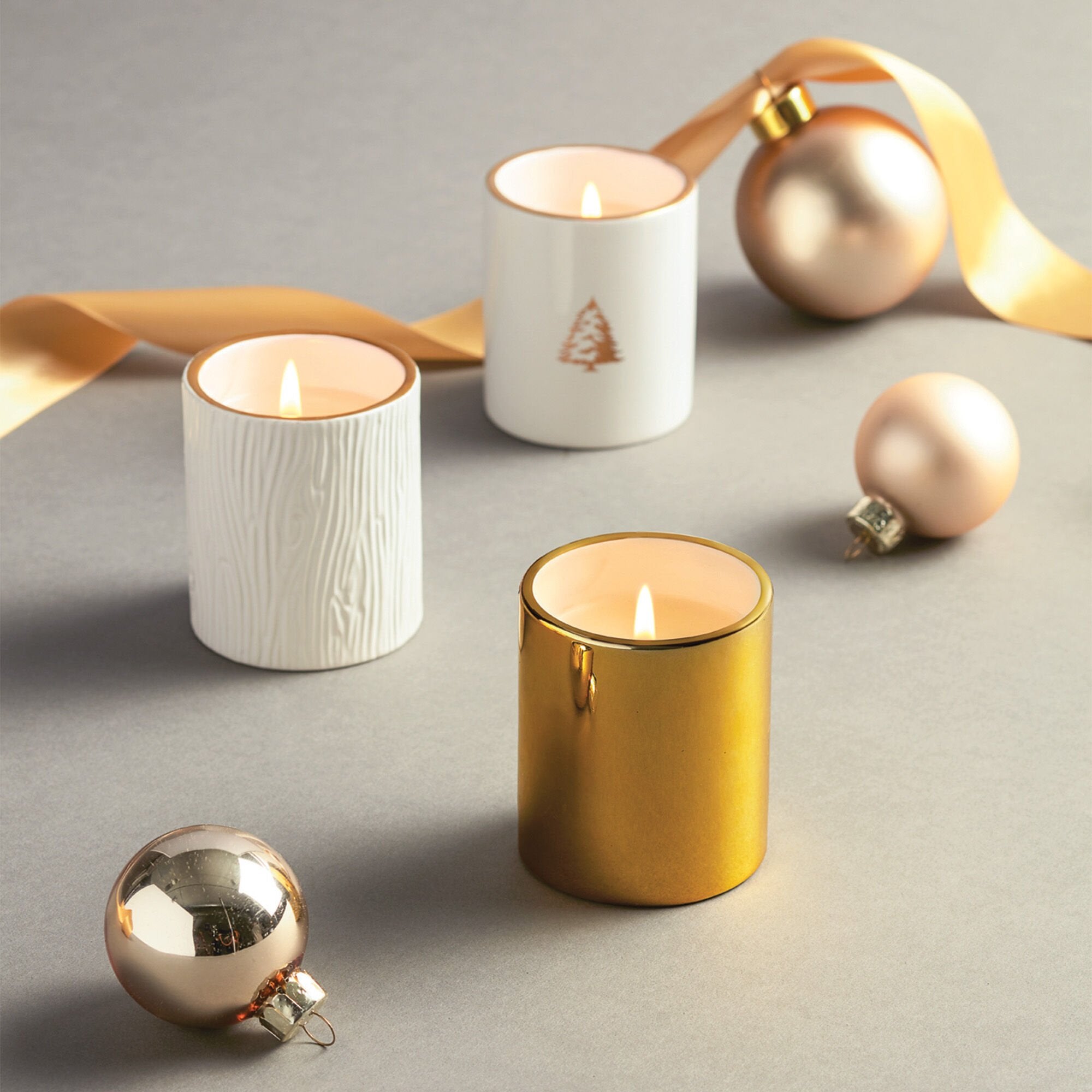Frasier Fir® Gilded Poured Candle Trio Set - Thymes