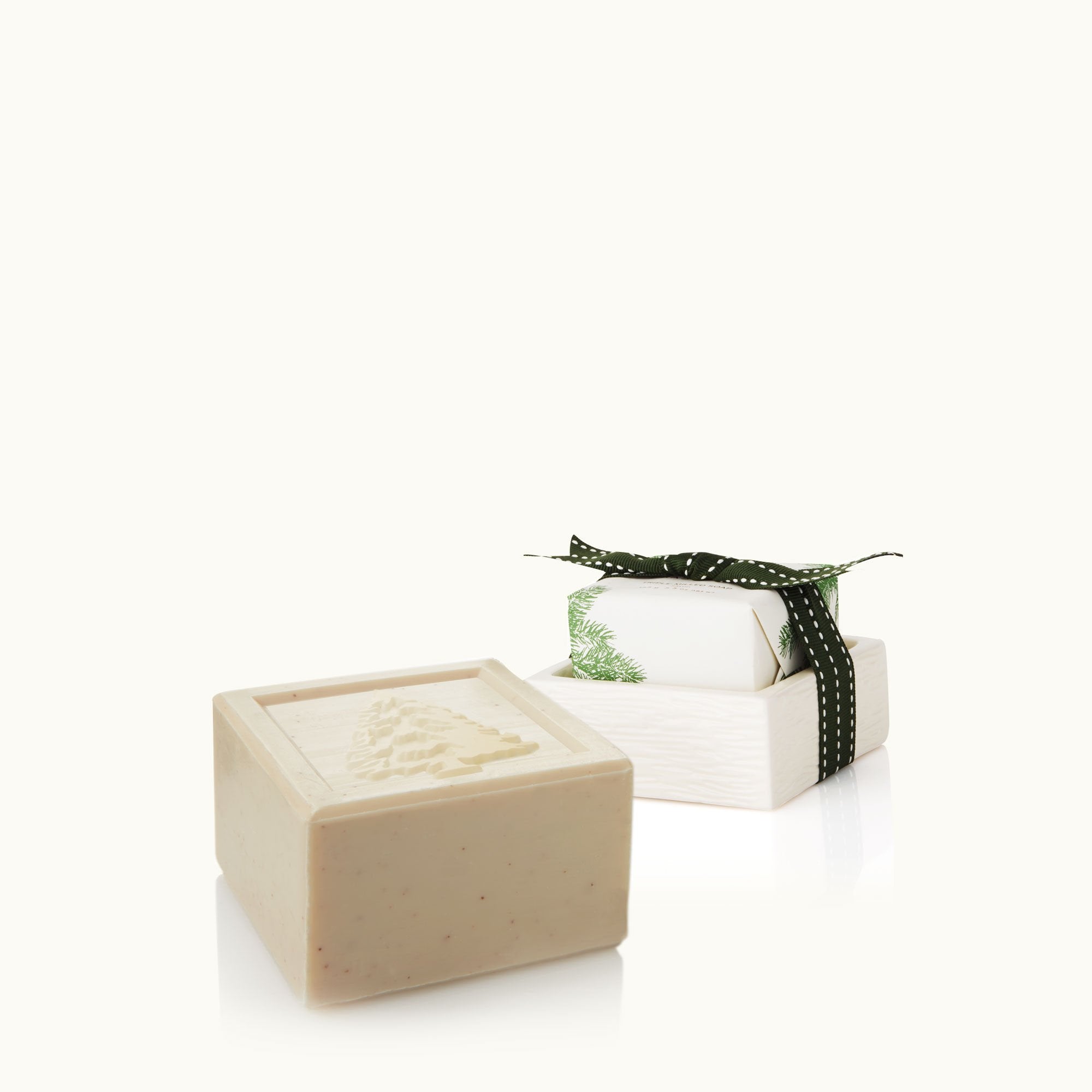 Frasier Fir? Bar Soap and Dish Set - Thymes
