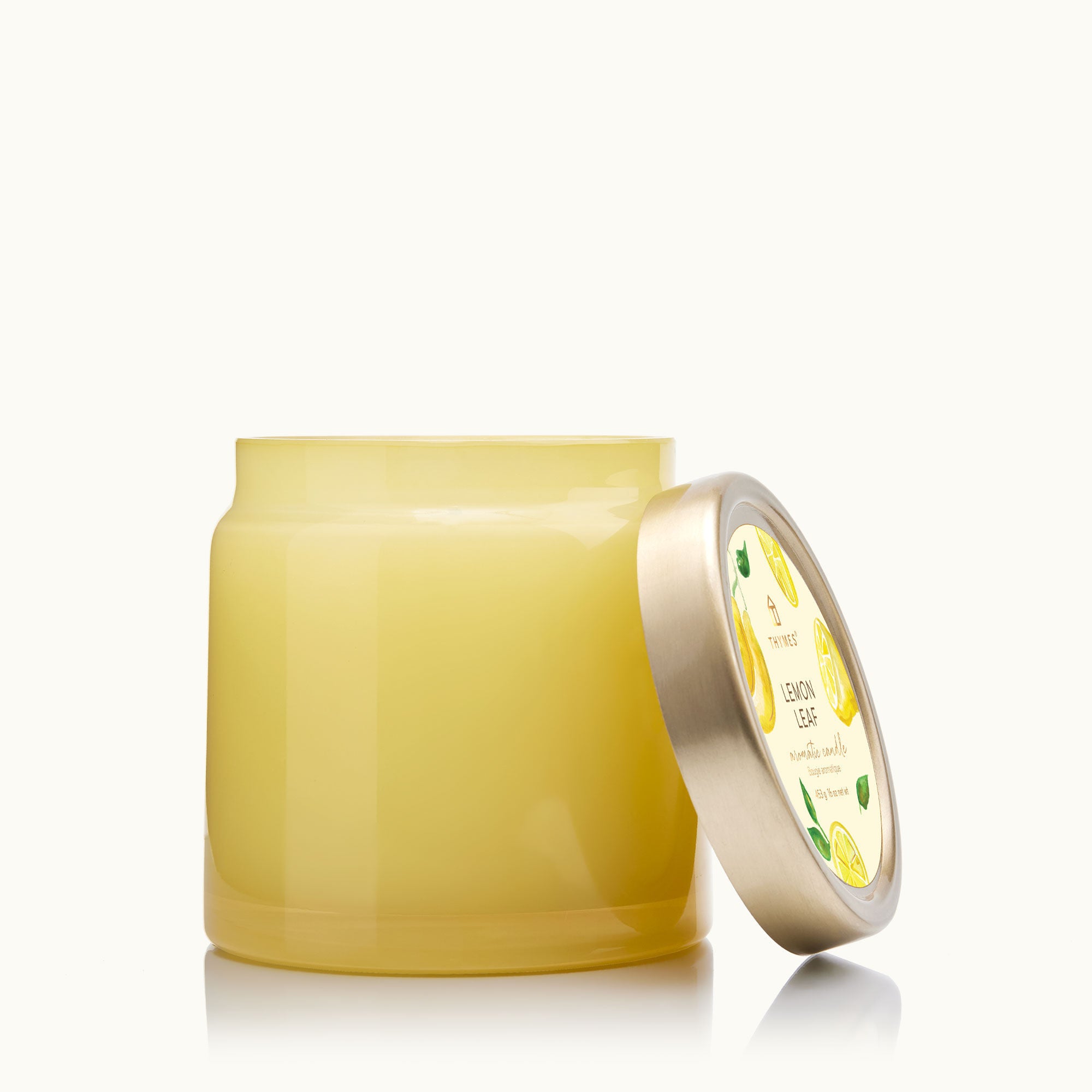 Lemon Leaf Statement Poured Candle - Thymes
