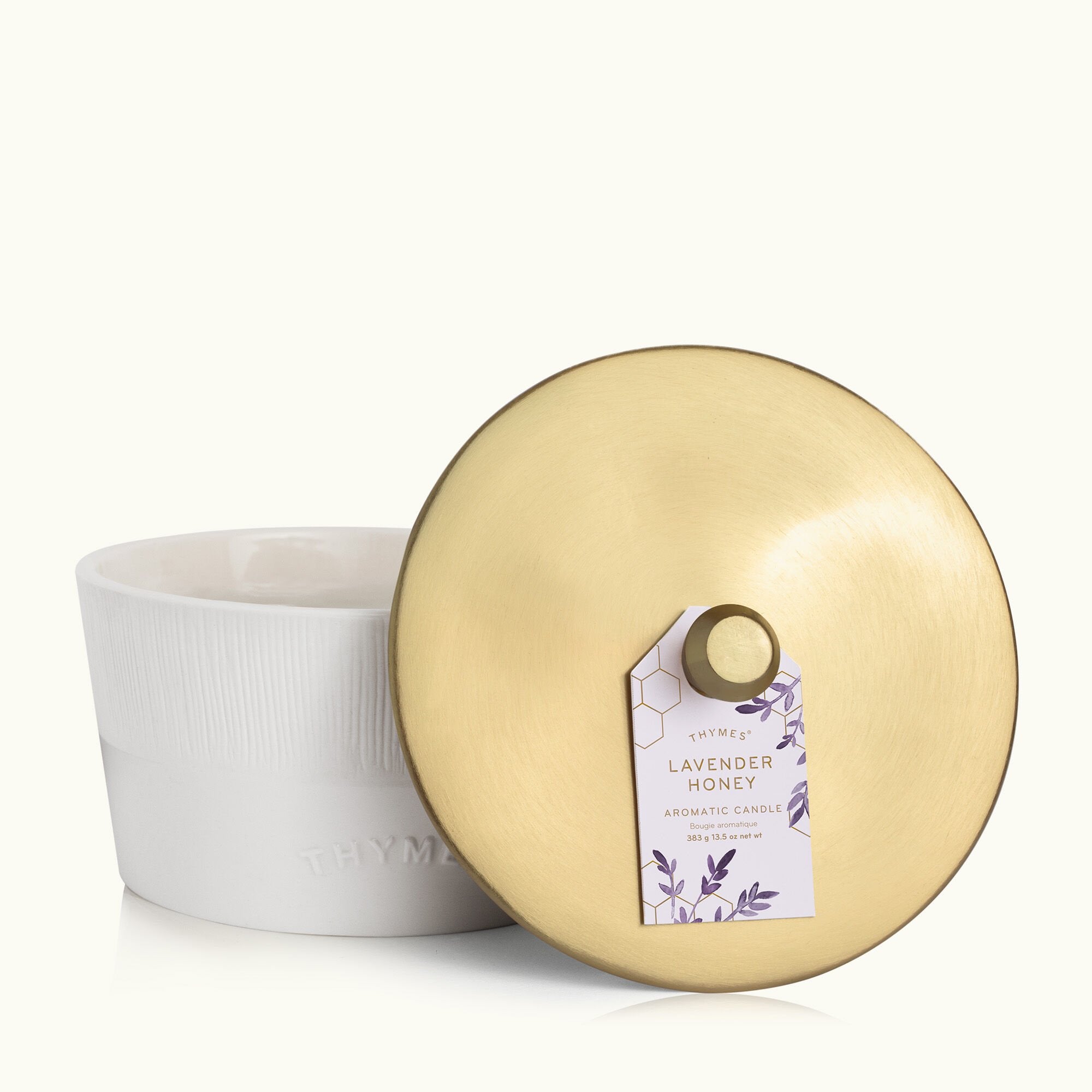 Lavender Honey Statement 3-Wick Candle - Thymes