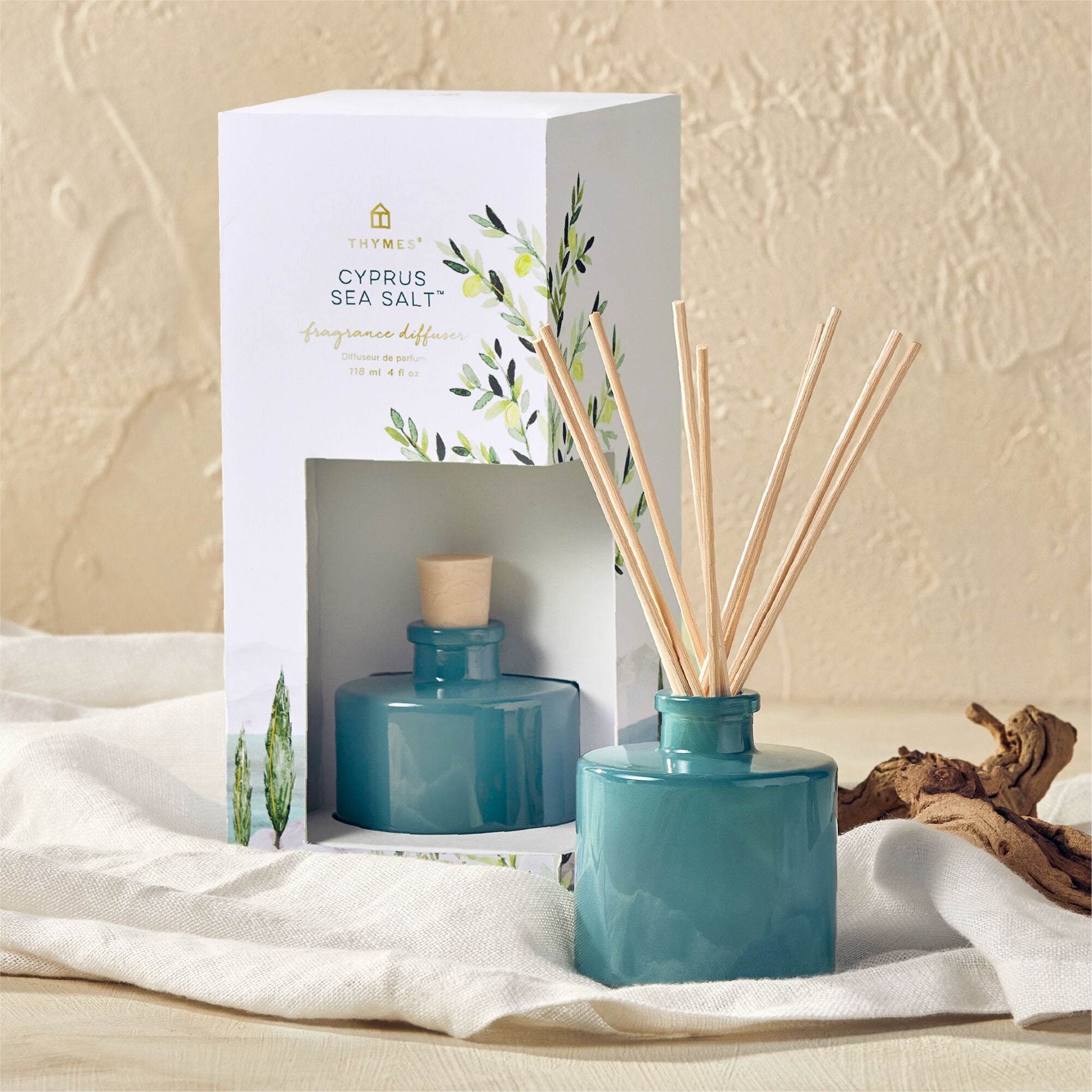 Cyprus Sea Salt Petite Reed Diffuser - Thymes