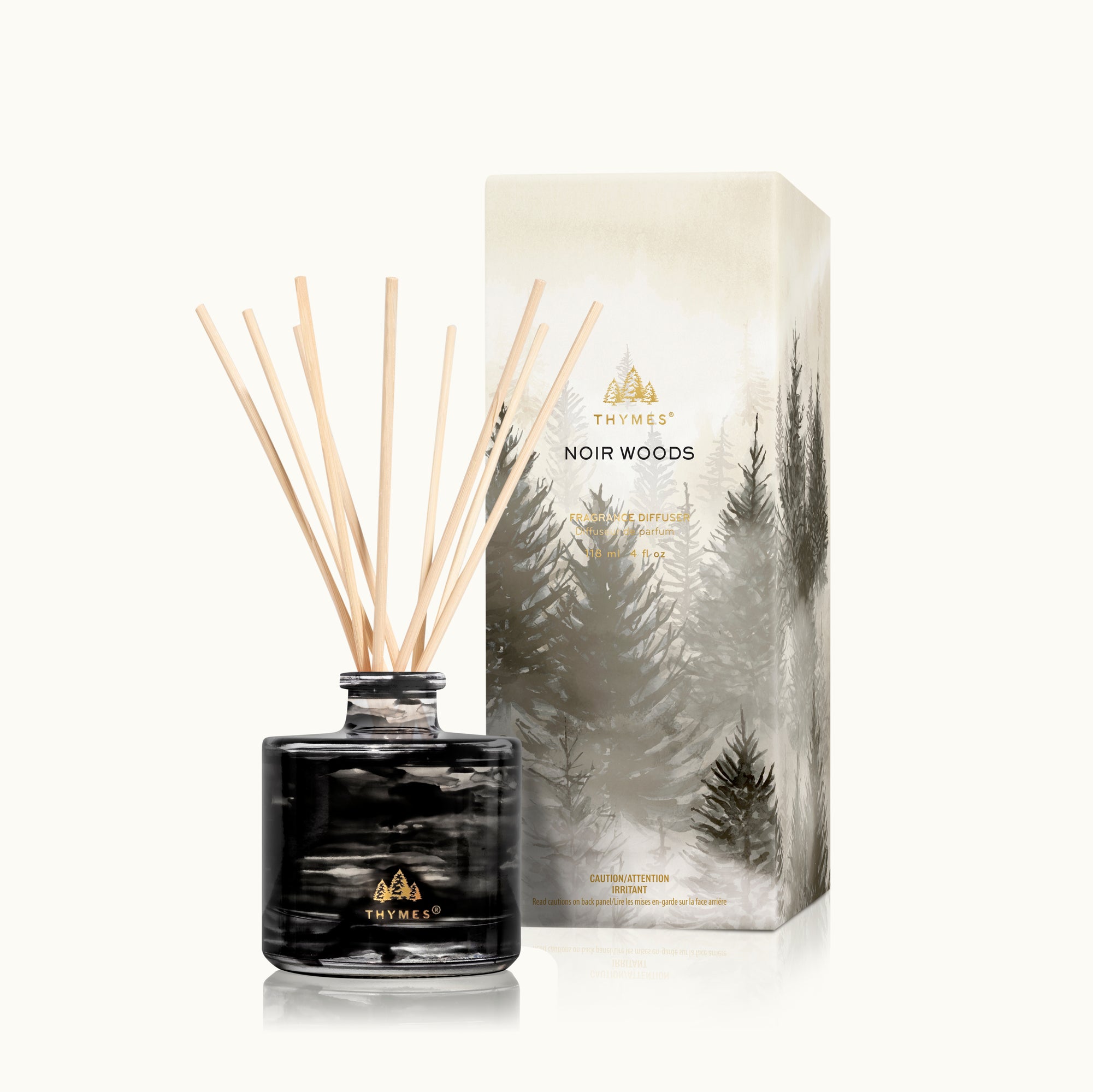 Noir Woods Petite Reed Diffuser - Thymes