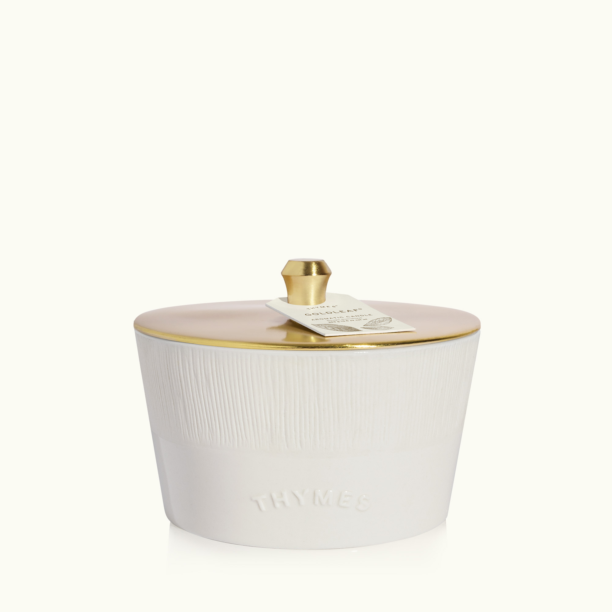 Goldleaf Statement 3-Wick Candle - Thymes
