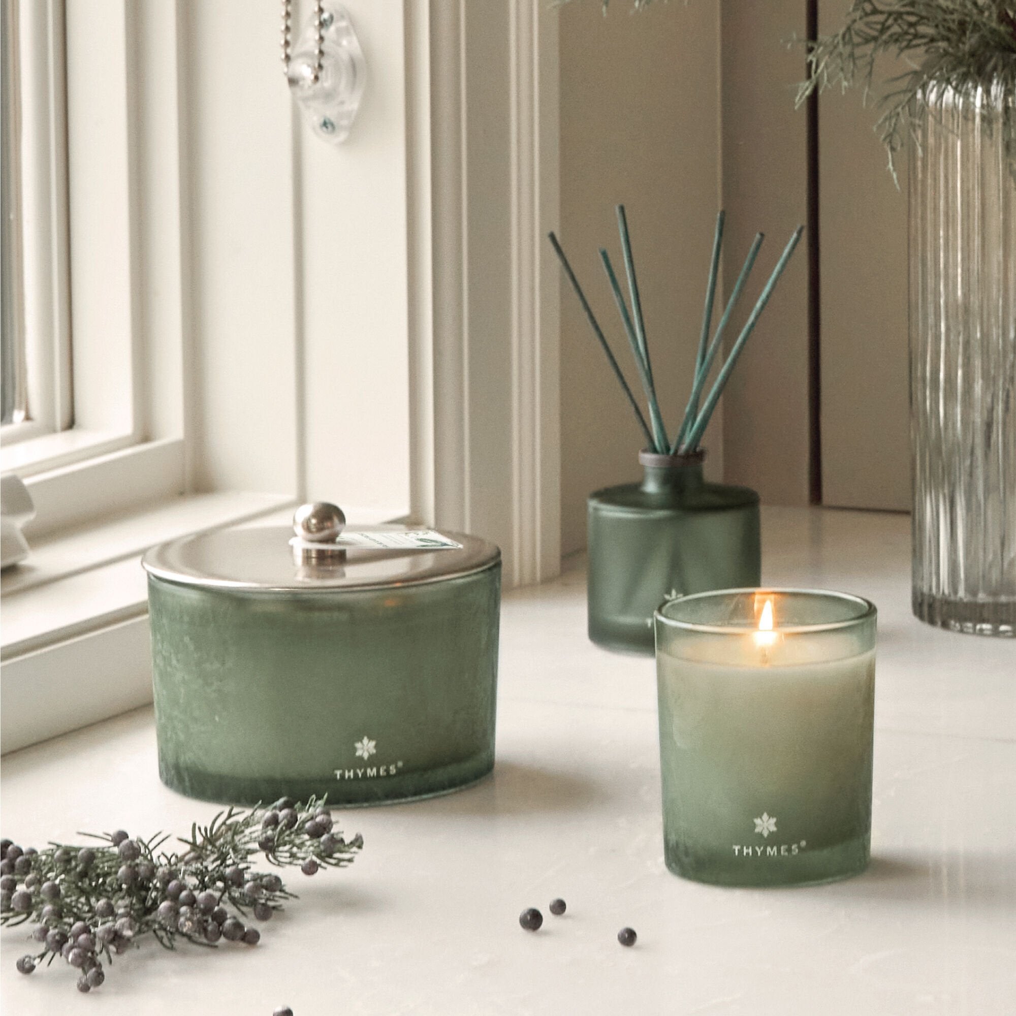 Highland Frost 3-Wick Candle - Thymes