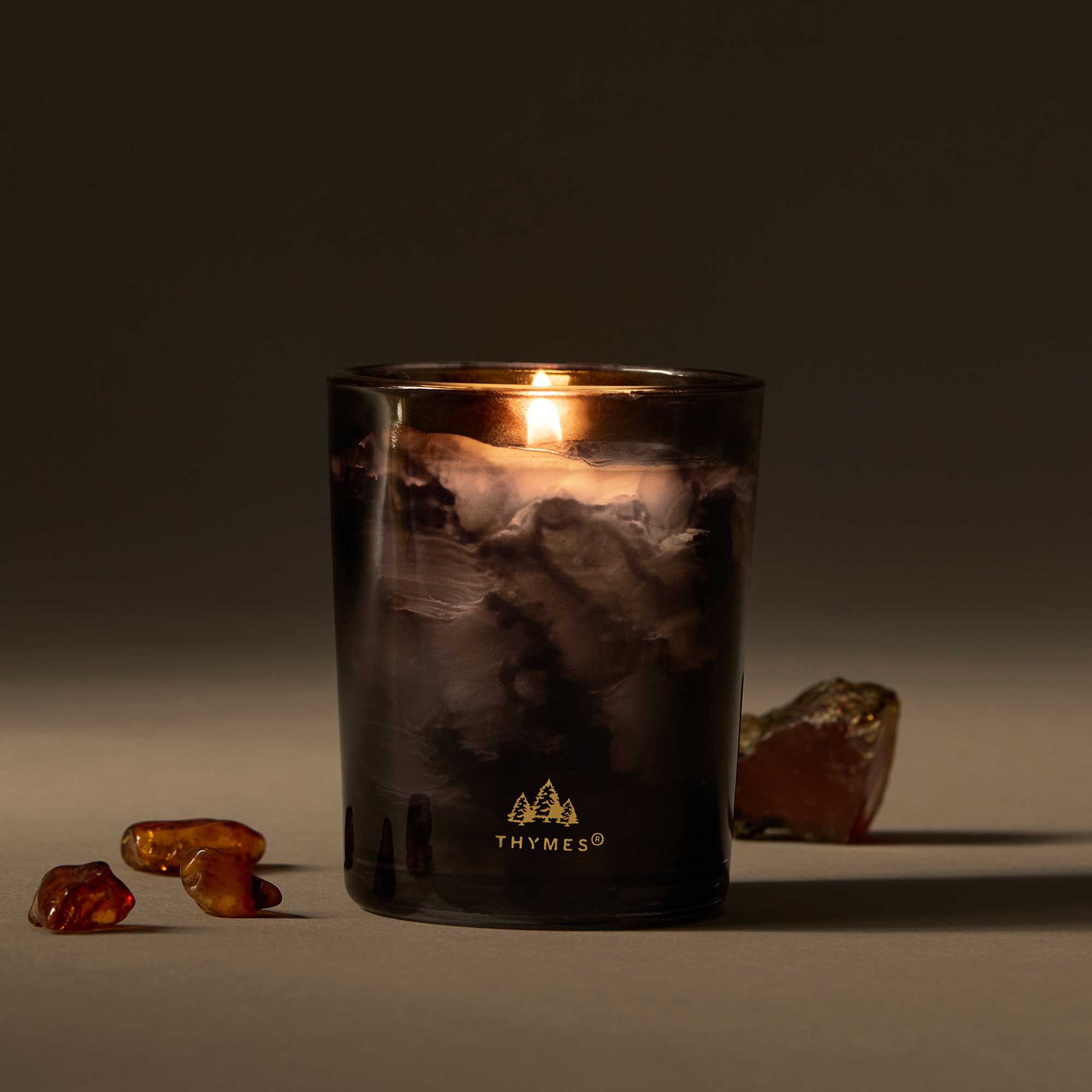 Noir Woods Votive Candle - Thymes