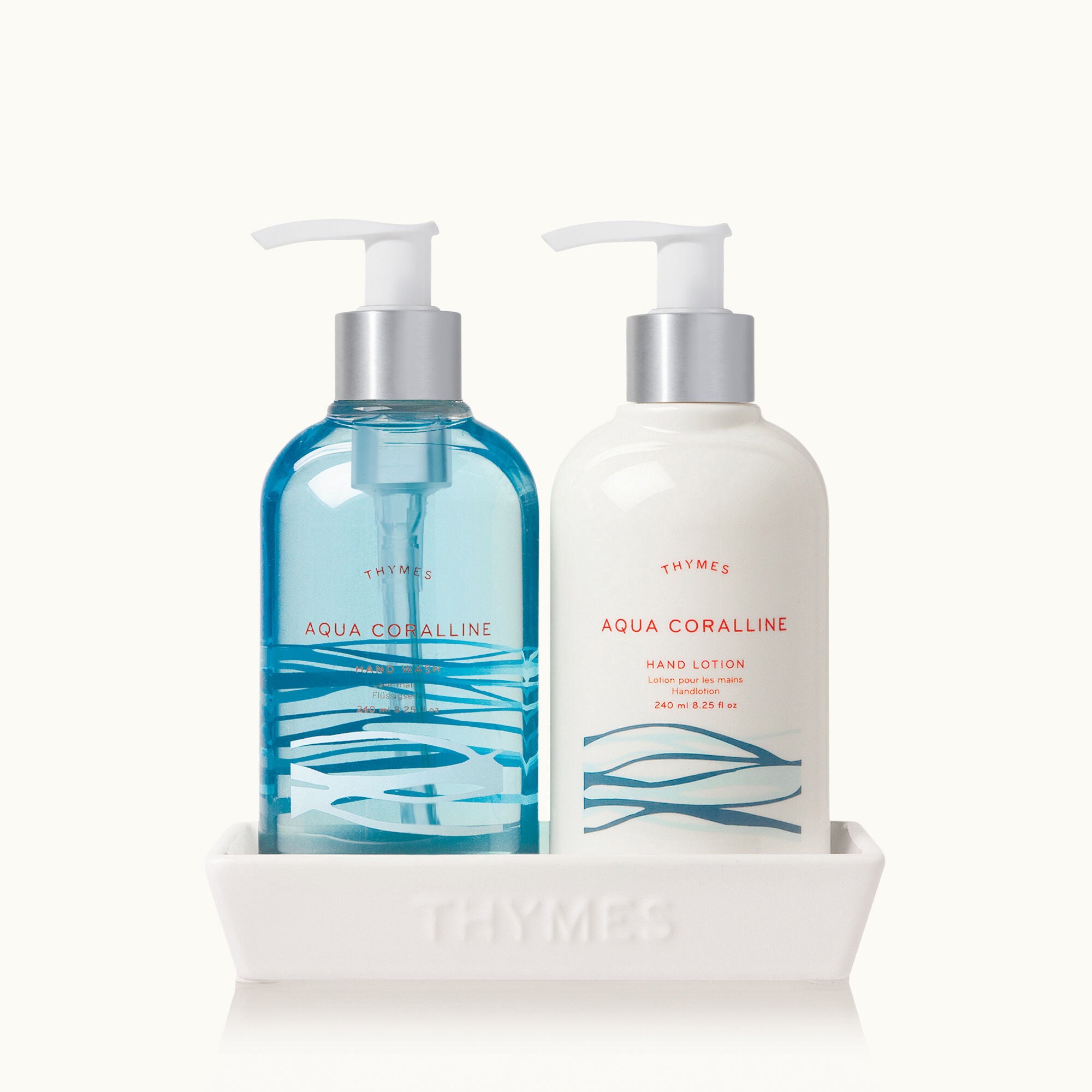 Aqua Coralline Sink Set - Thymes