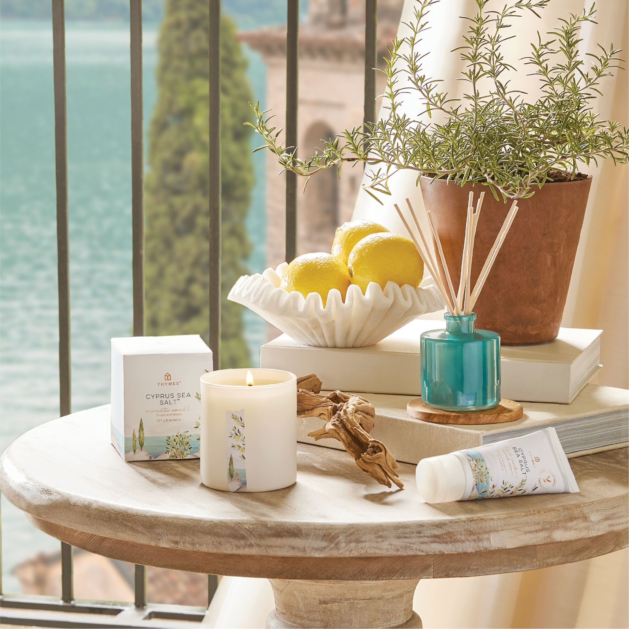 Cyprus Sea Salt Poured Candle - Thymes