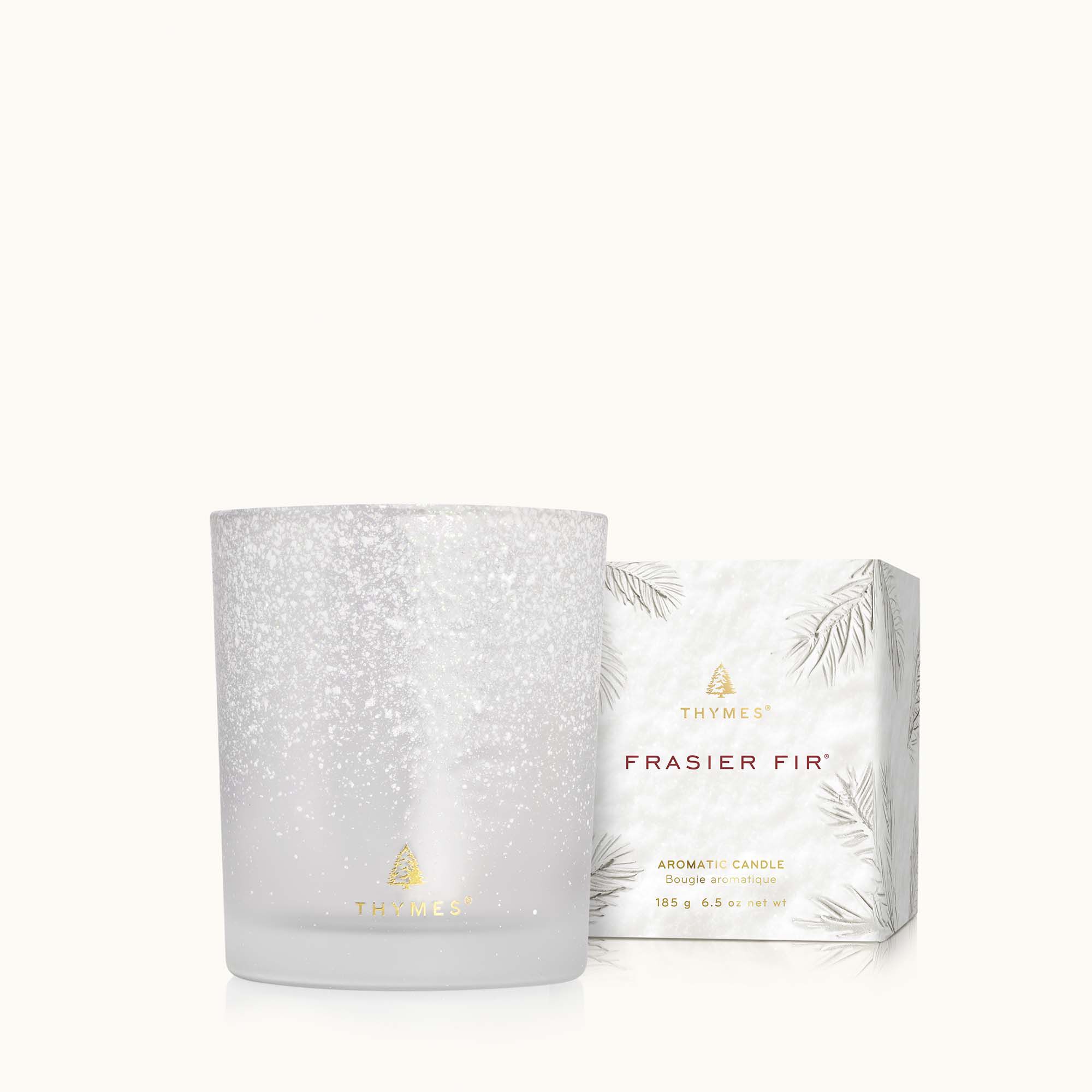 Frasier Fir? Flocked 6.5 oz Poured Candle - Thymes