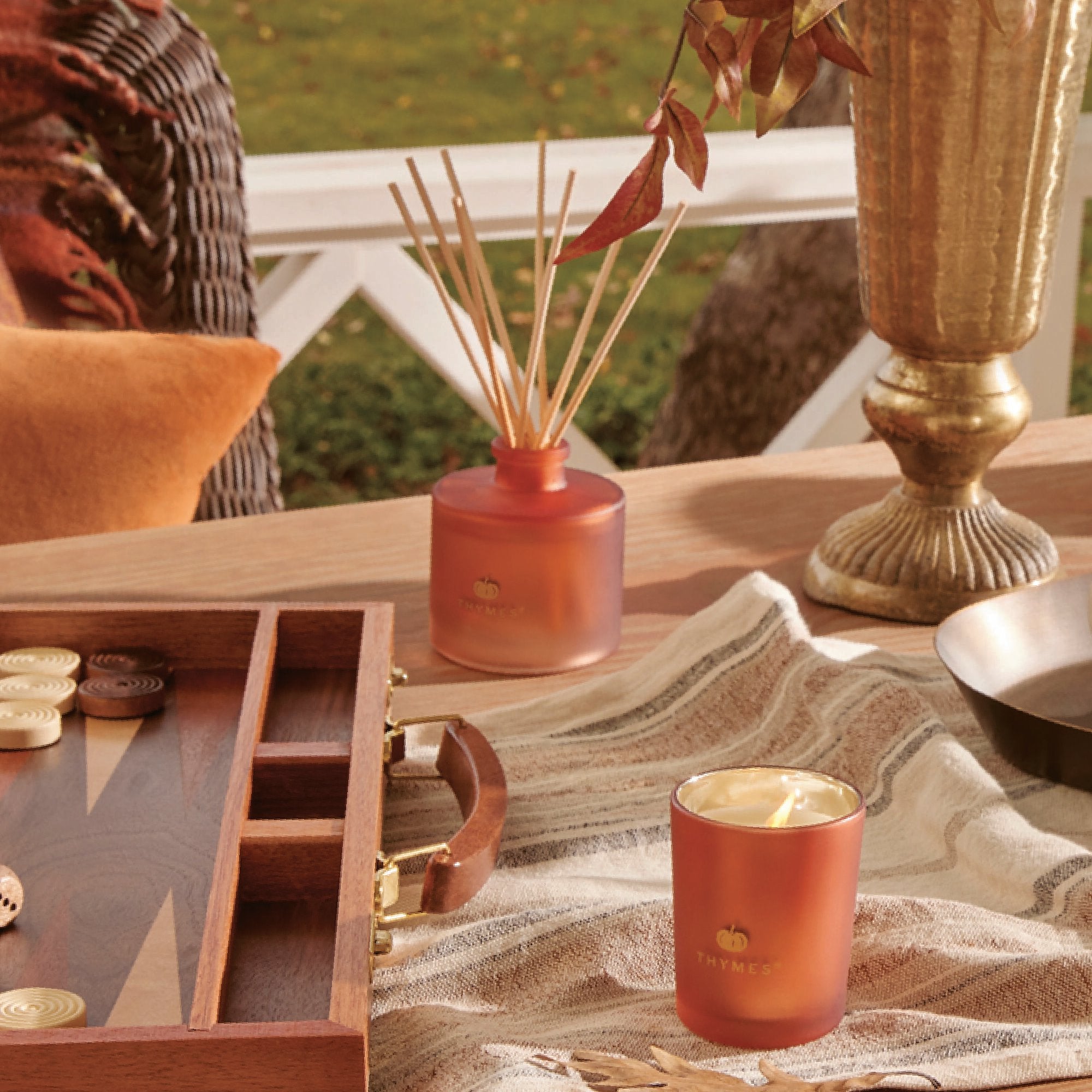 Pumpkin Laurel Petite Reed Diffuser - Thymes