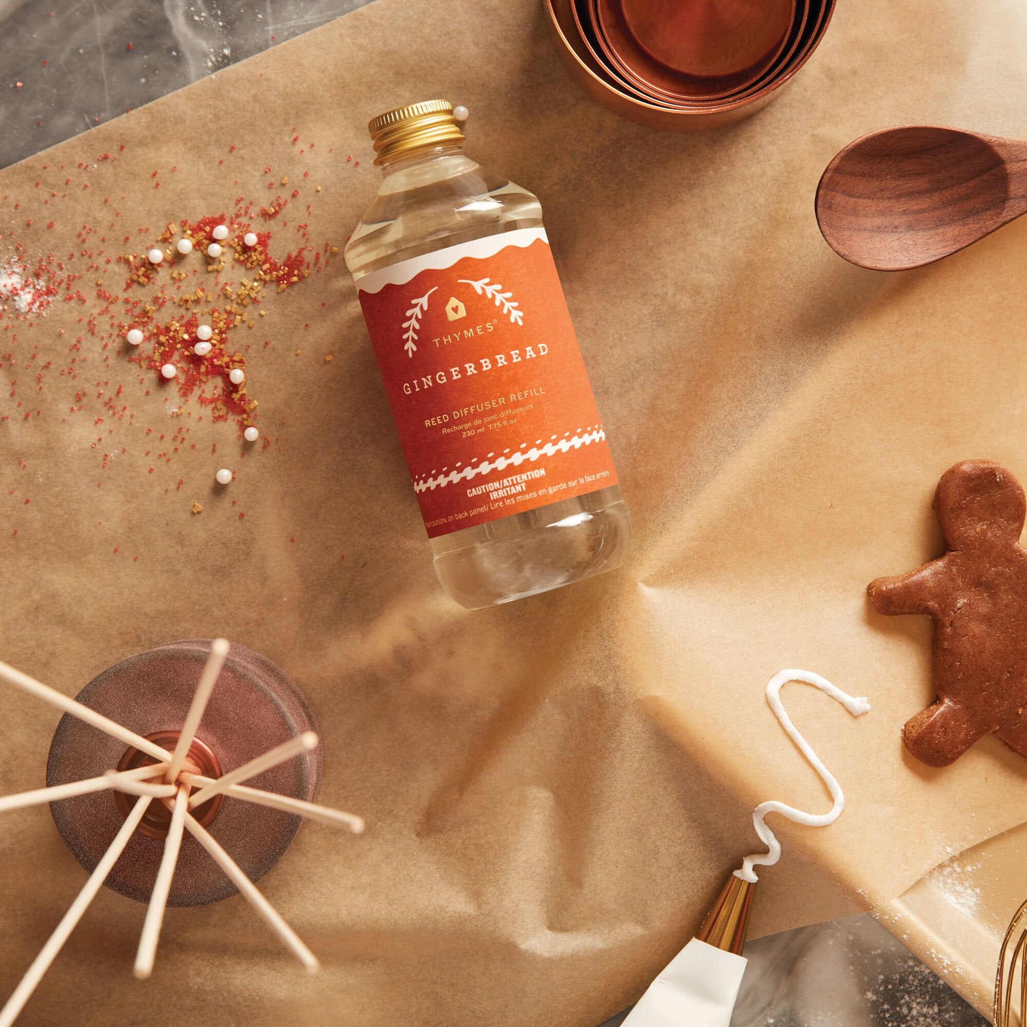 Gingerbread Reed Diffuser Oil Refill - Thymes