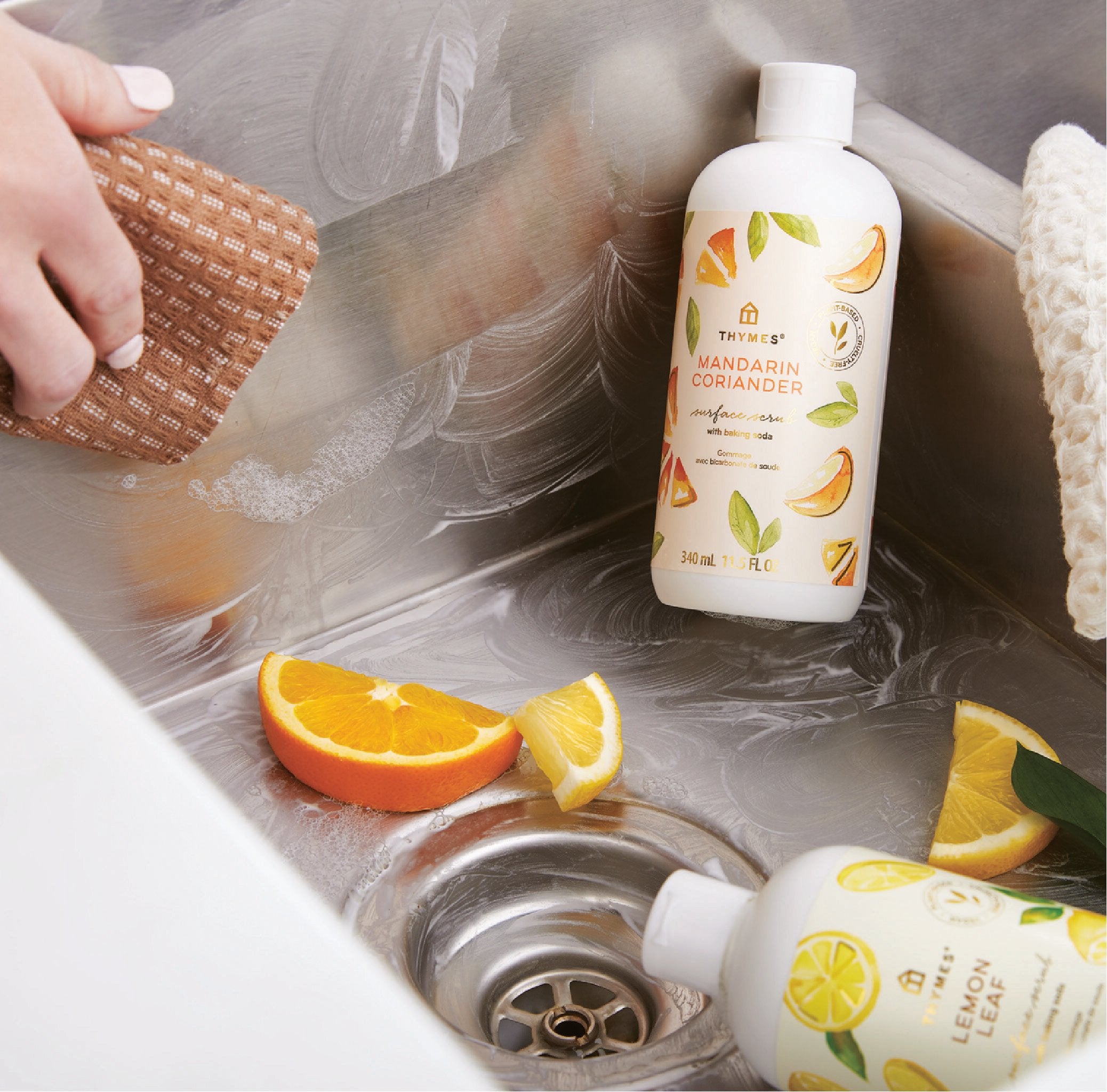Mandarin Coriander Surface Scrub - Thymes