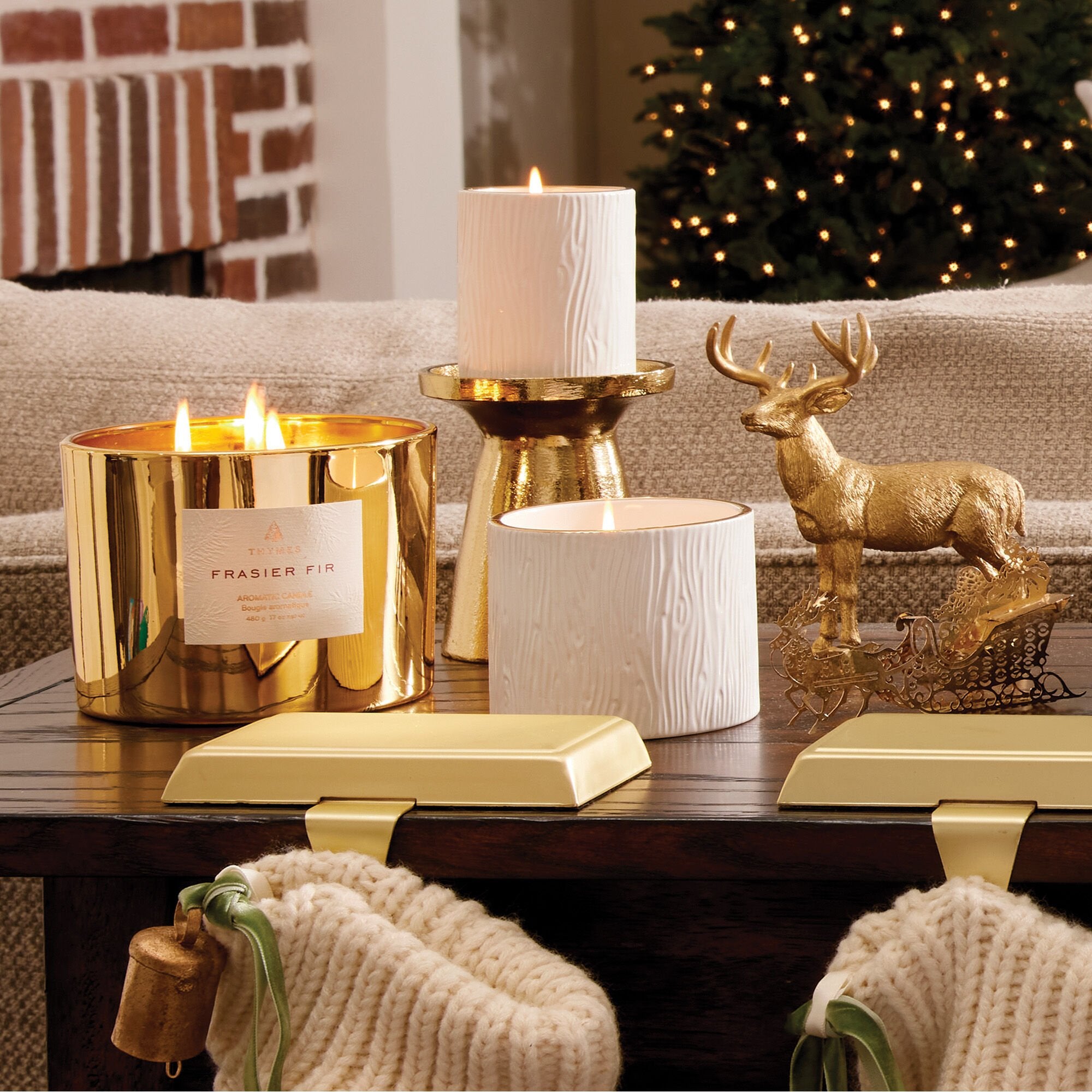 Frasier Fir? Ceramic Petite Candle - Thymes