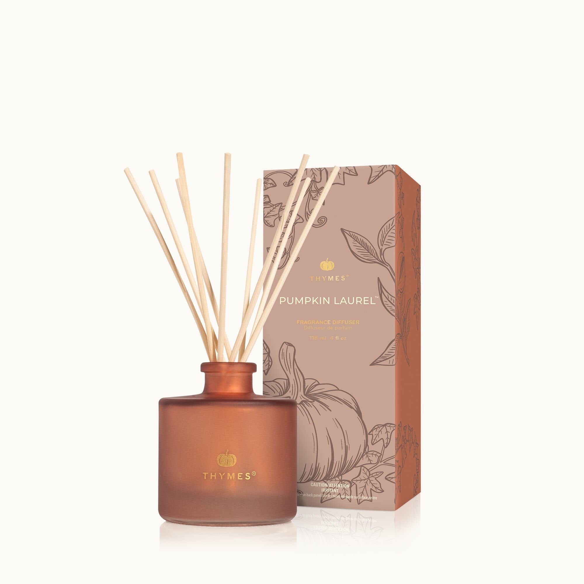 Pumpkin Laurel Petite Reed Diffuser - Thymes