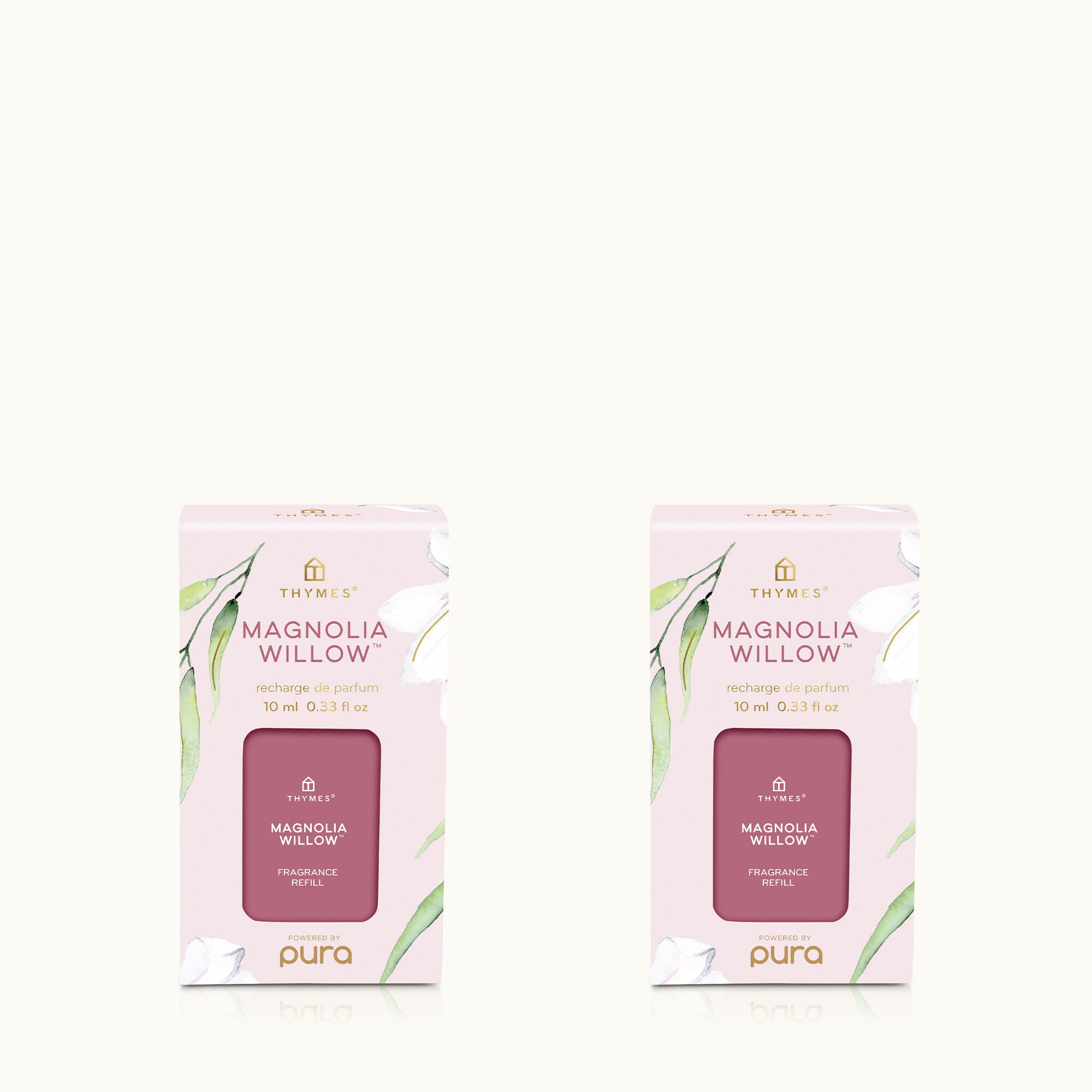 Magnolia Willow Pura? Diffuser Refill 2-Pack Bundle - Thymes