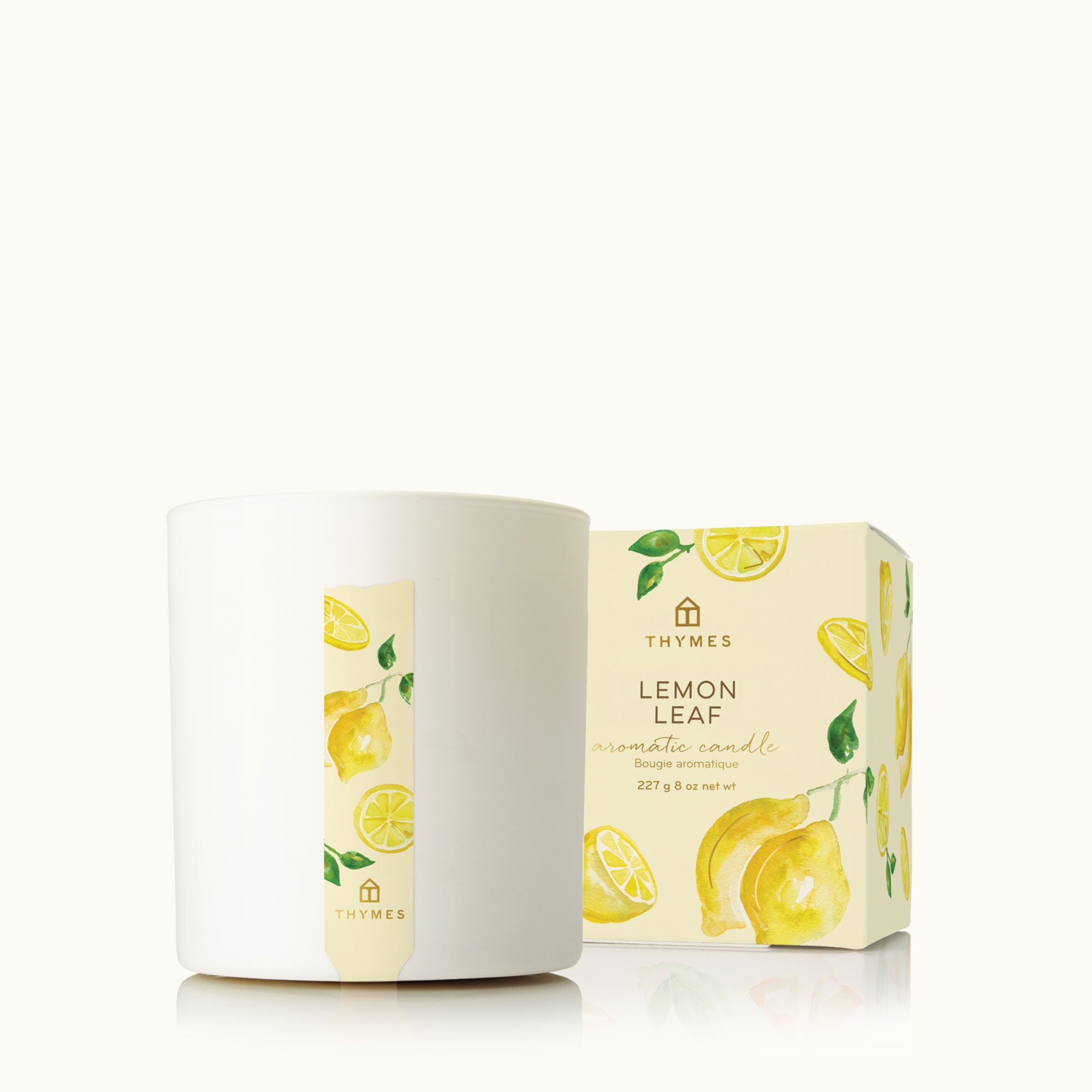 Lemon Leaf Poured Candle - Thymes