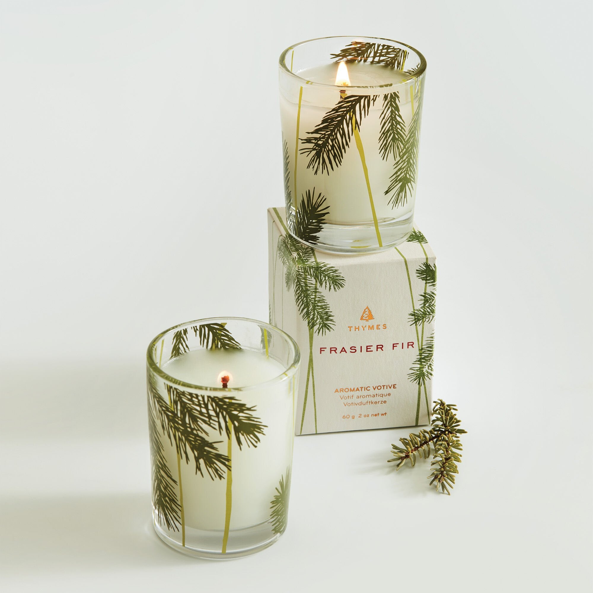 Frasier Fir? Pine Needle Votive Candle - Thymes