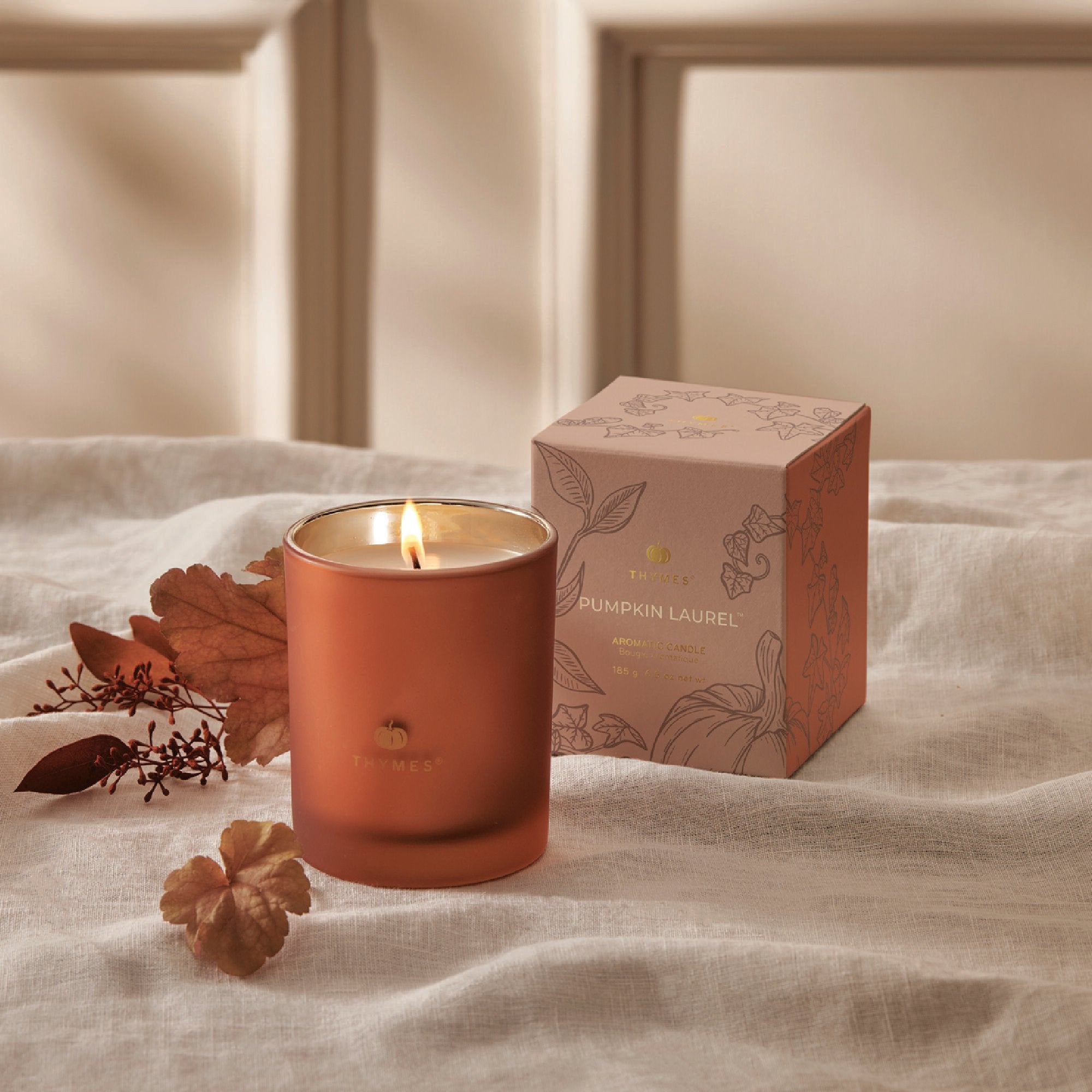 Pumpkin Laurel Aromatic Candle - Thymes