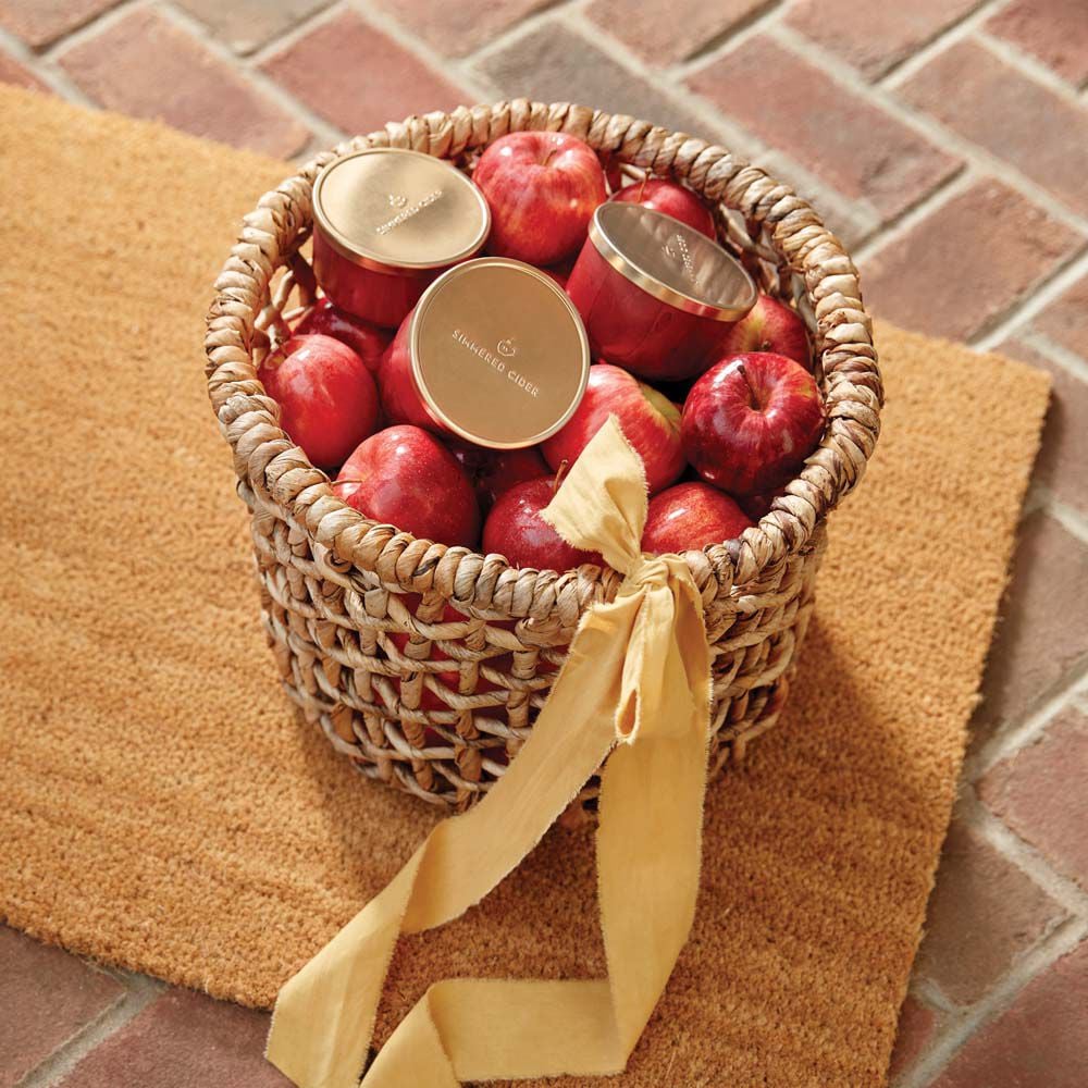 Simmered Cider Candle Tin with Gold Lid - Thymes