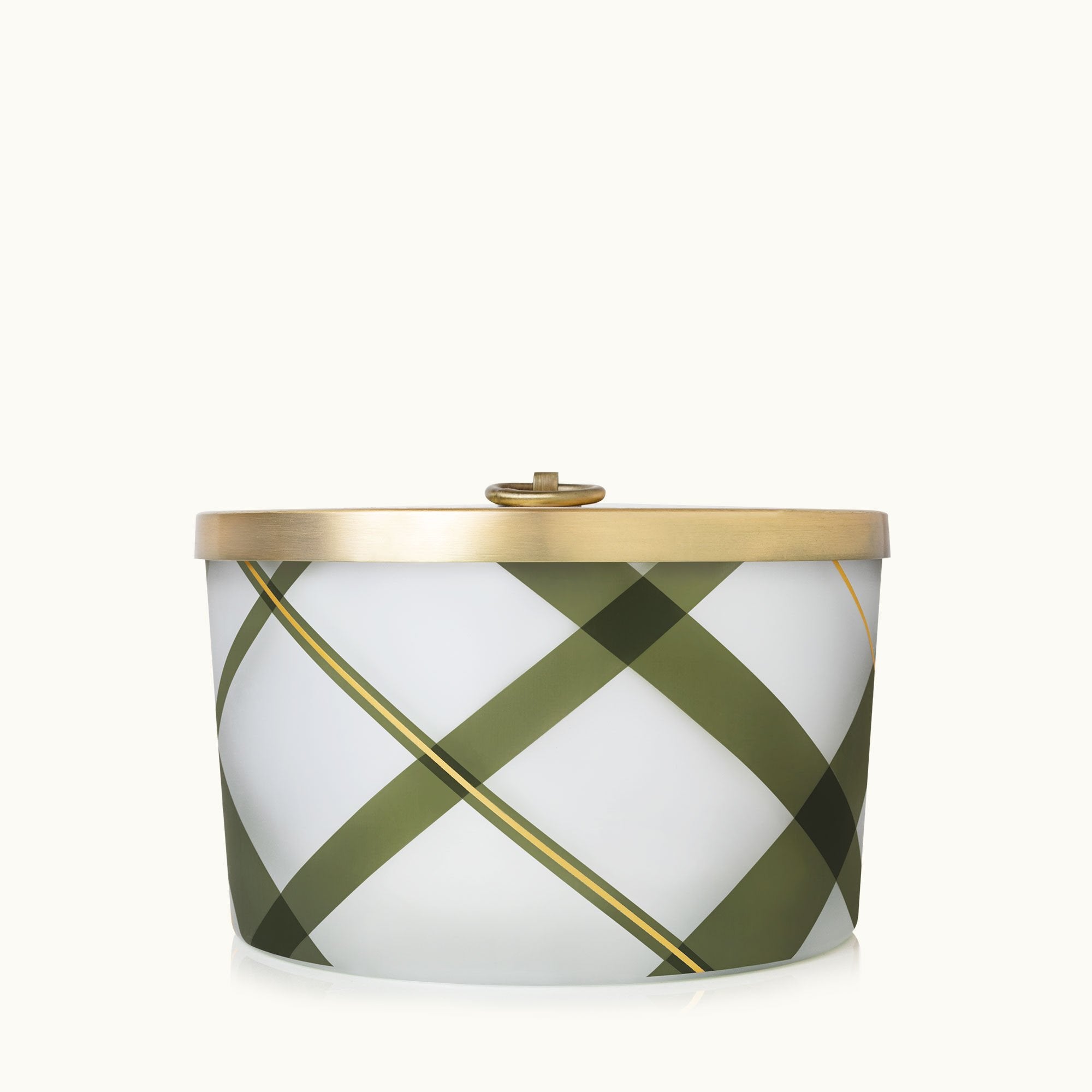Frasier Fir® Frosted Plaid 3-Wick Candle - Thymes