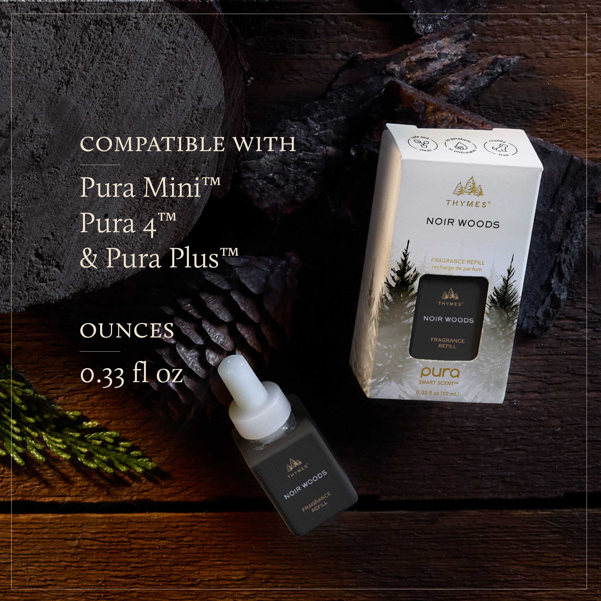 Noir Woods Pura? Diffuser Refill - Thymes