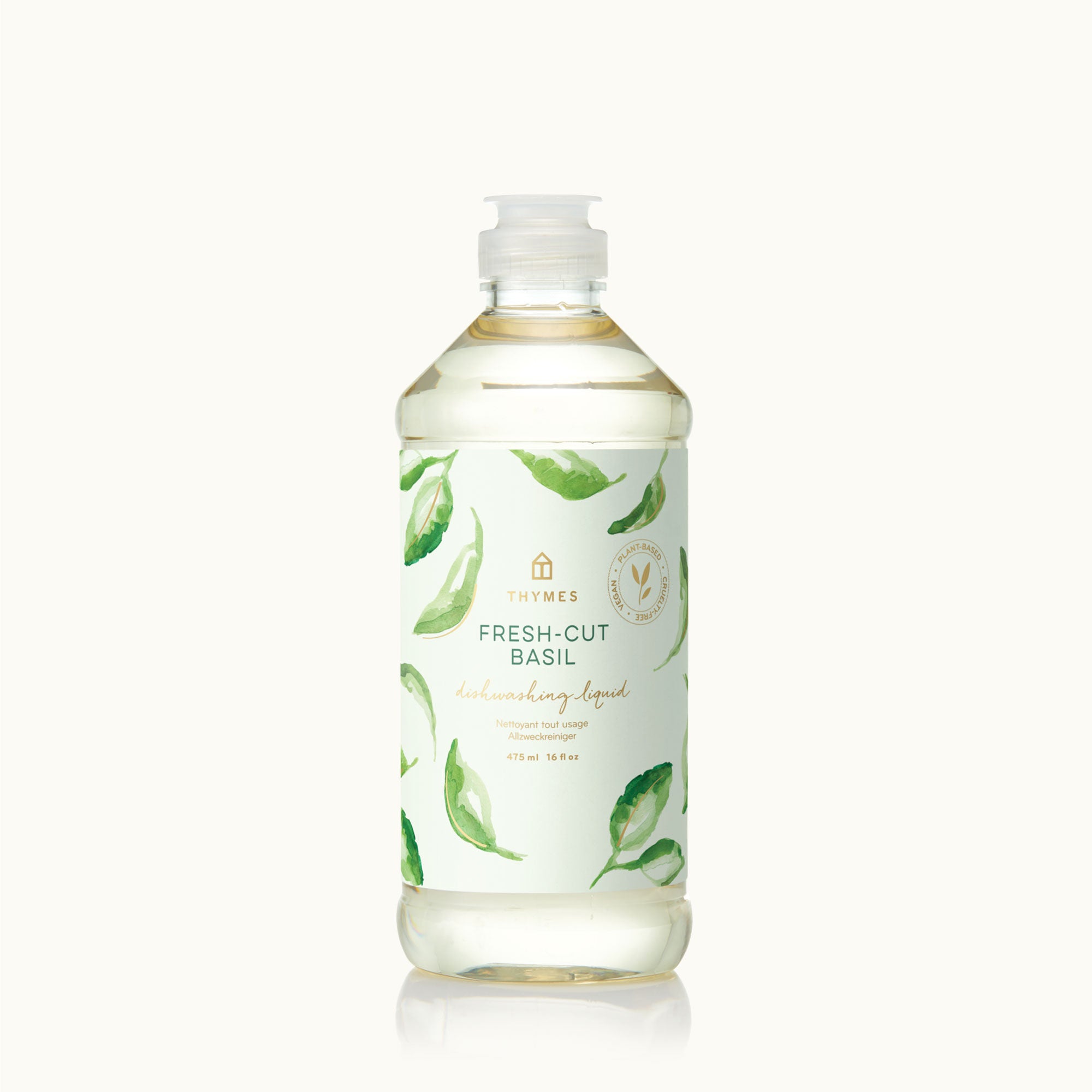 Fresh-Cut Basil Dishwashing Liquid - Thymes