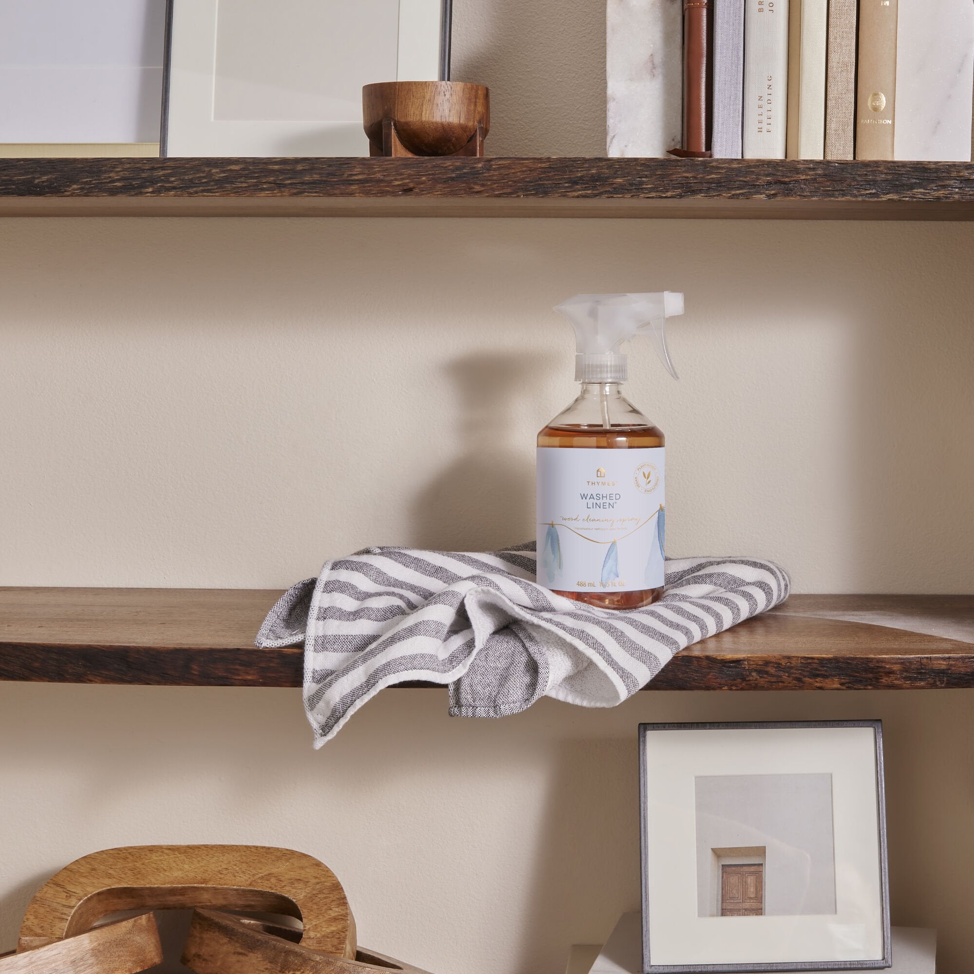 Washed Linen Wood Cleaning Spray - Thymes