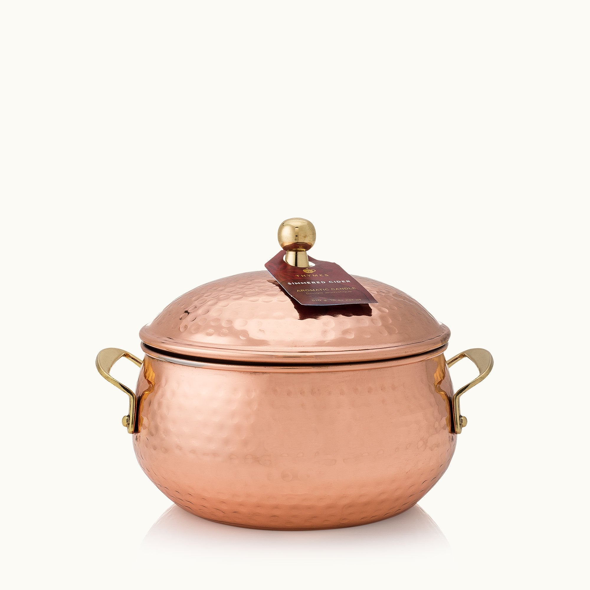 Simmered Cider Copper Pot 3-Wick Candle - Thymes