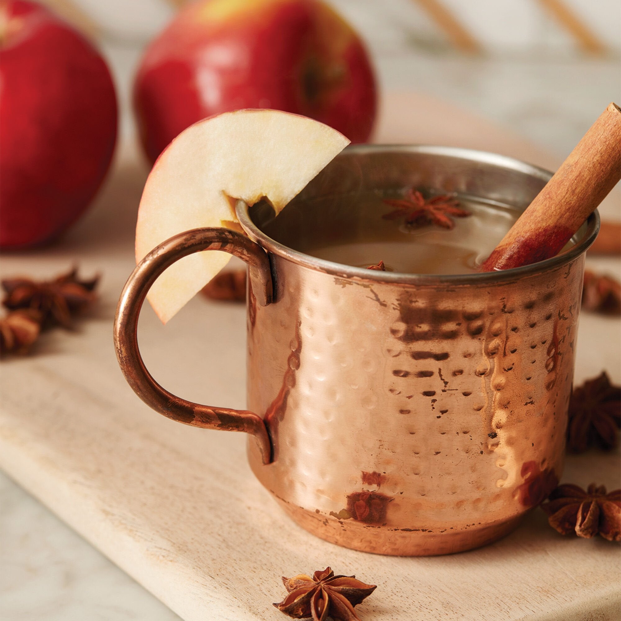 Simmered Cider Copper Cup Candle - Thymes