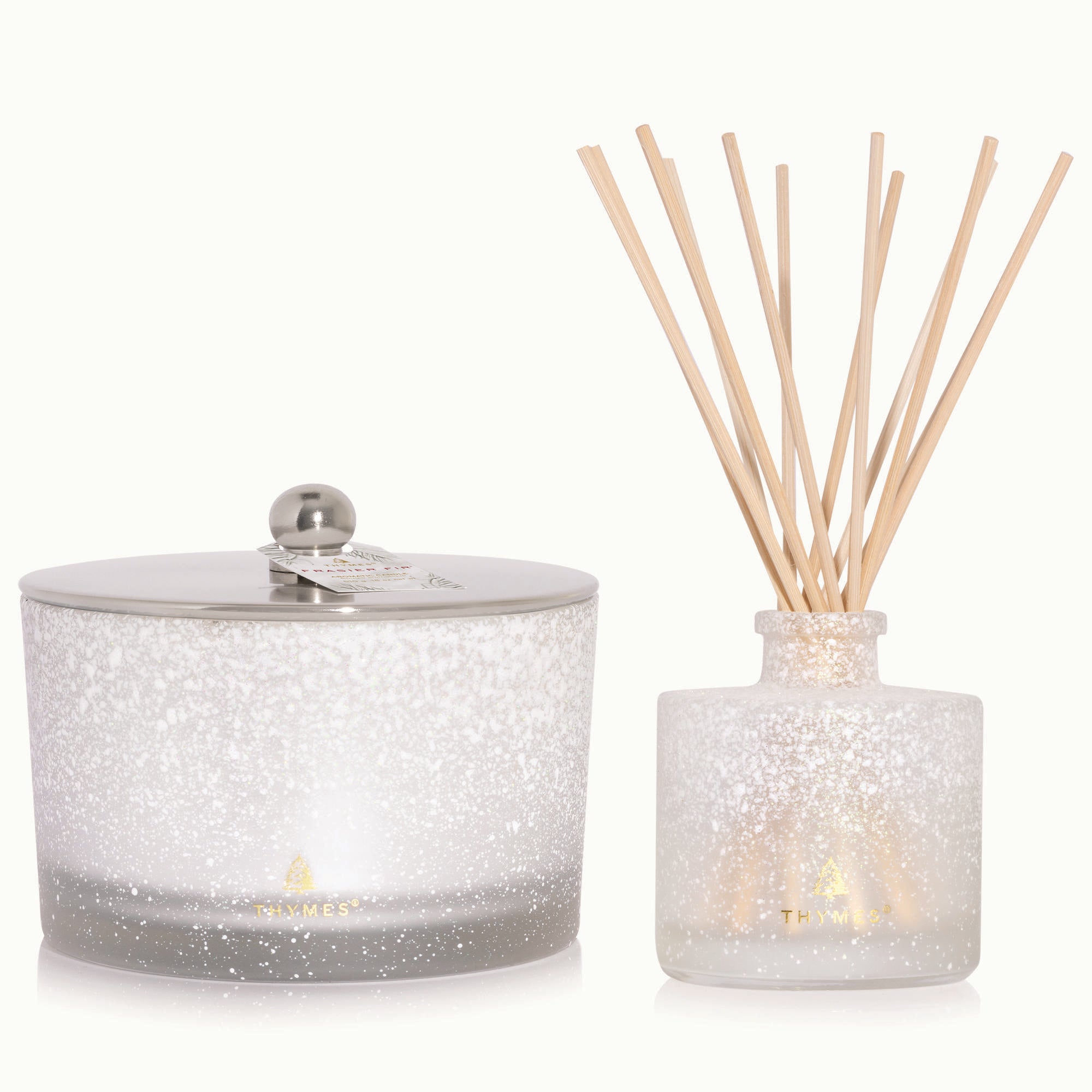 Frasier Fir? Flocked Gifting Duo - Thymes